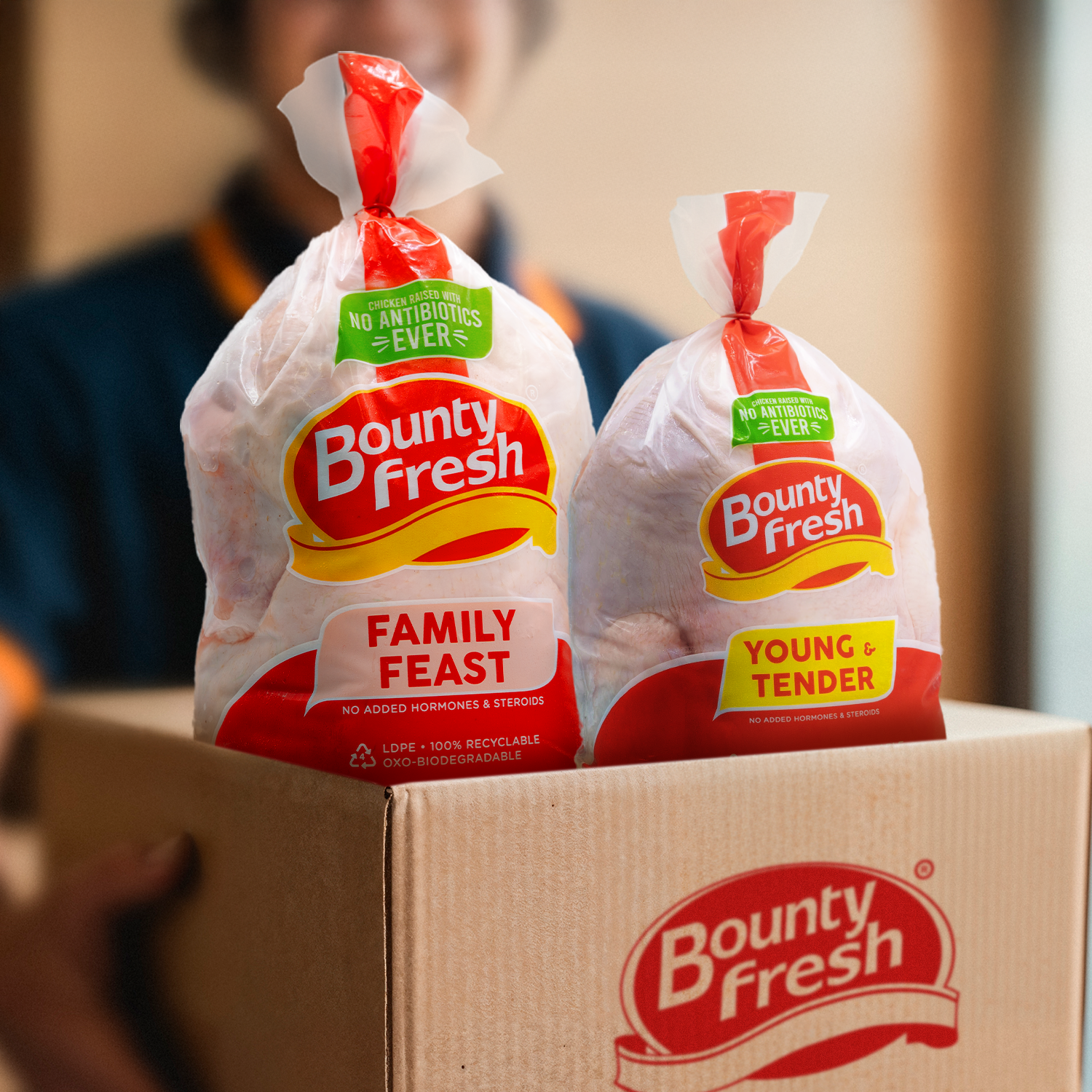 Bounty Fresh Facebook ad: #LakingFarmFresh Chickens for your needs!