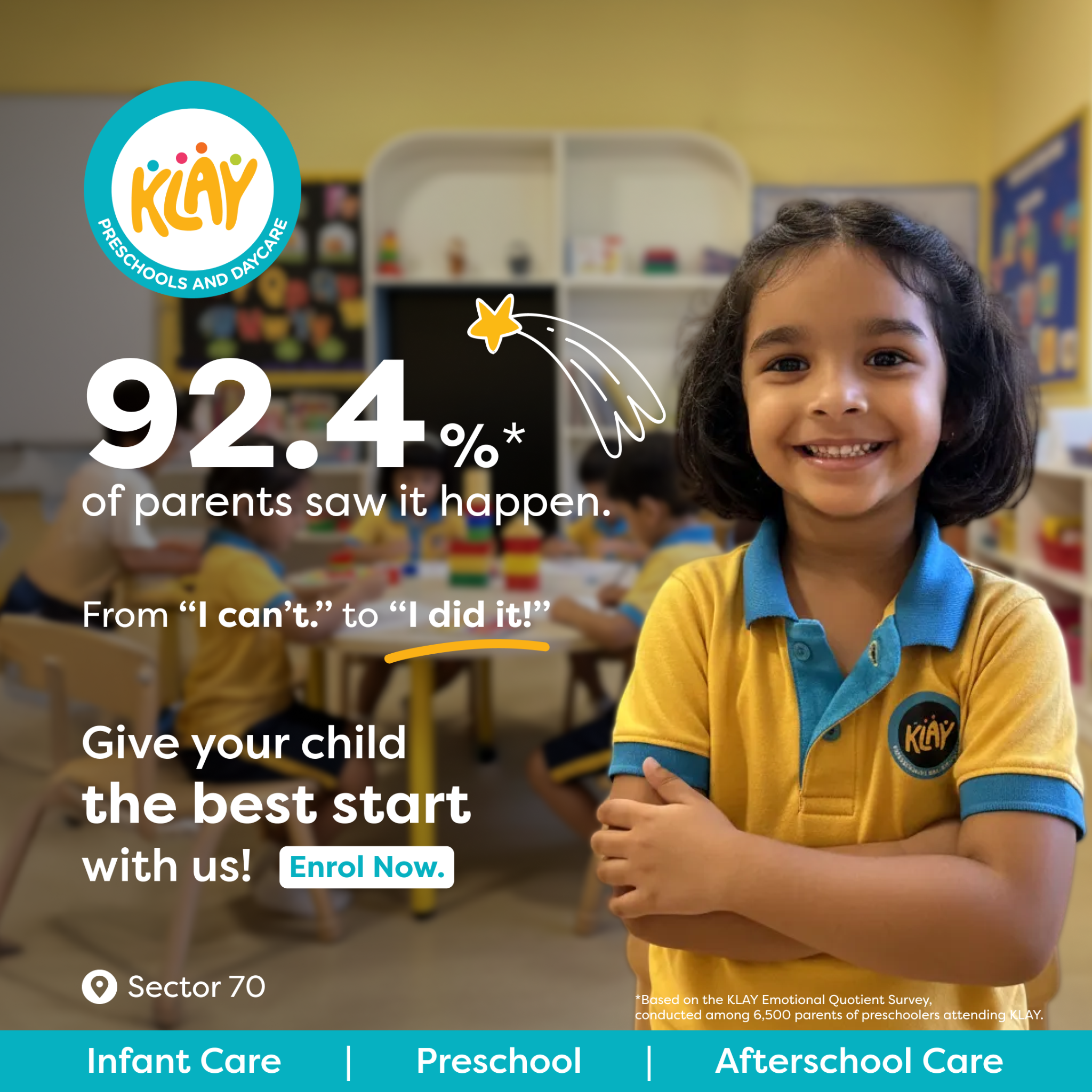 KLAY Preschools and Daycare Facebook ad