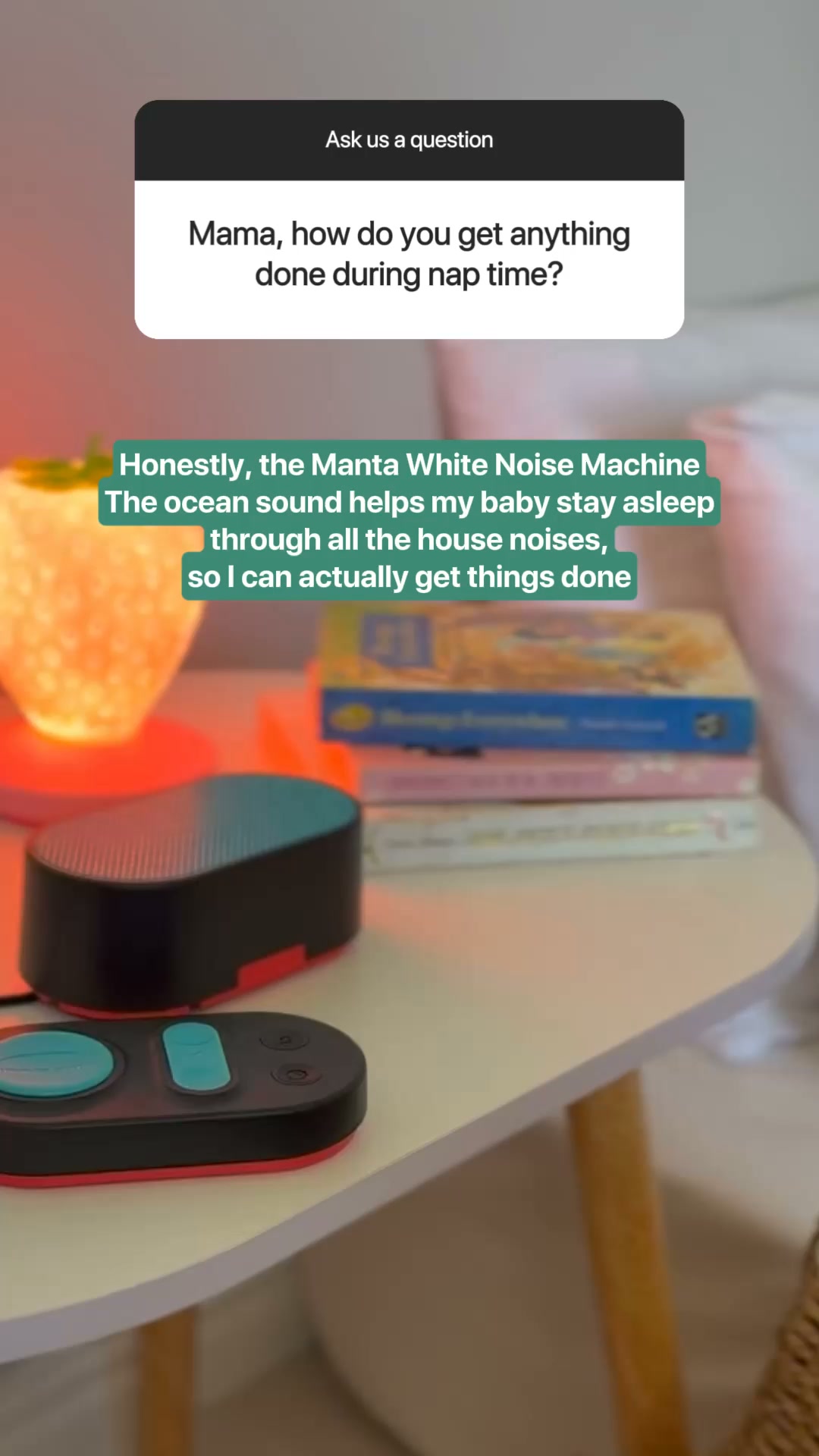 Manta Sleep Facebook ad: Better Sleep for Baby, 20% Off
