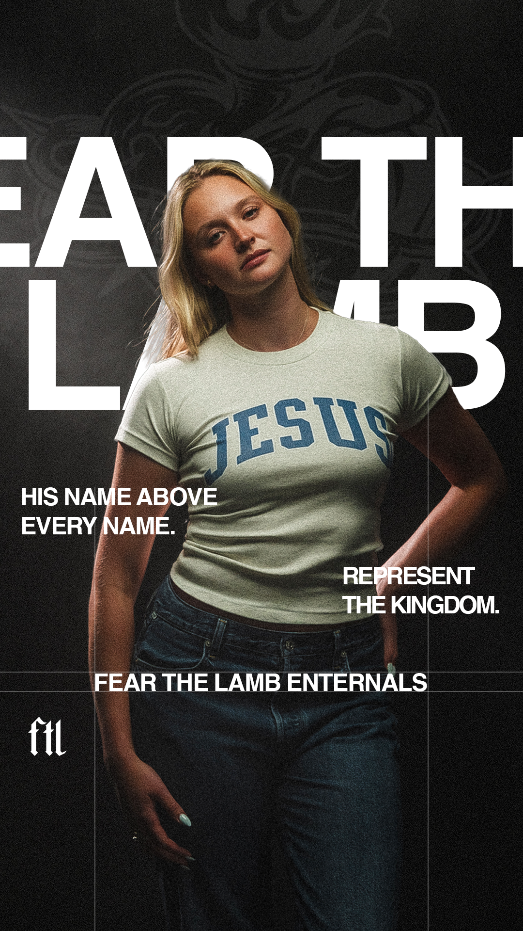Fear the Lamb Apparel Facebook ad: Built for Eternity.
