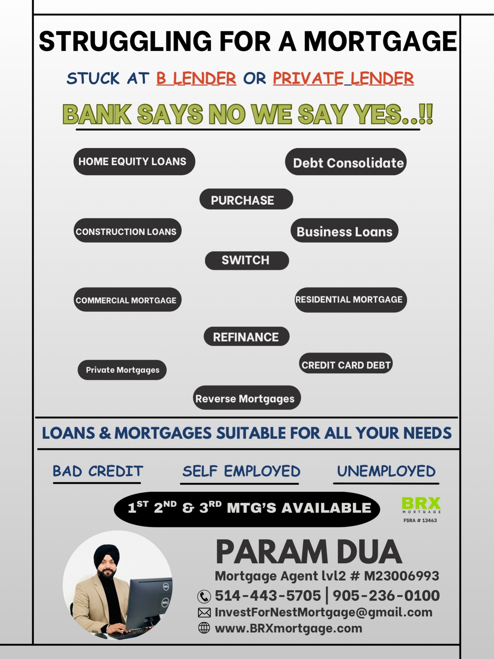 ParamDua.Mortgages Facebook ad: Declined by bank?