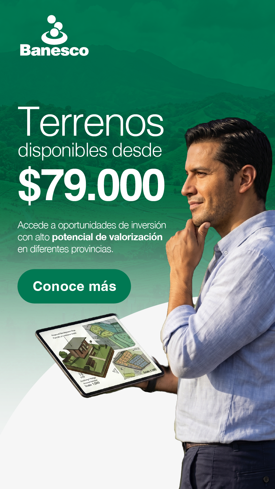 Banesco Panamá Facebook ad from May 17, 2026