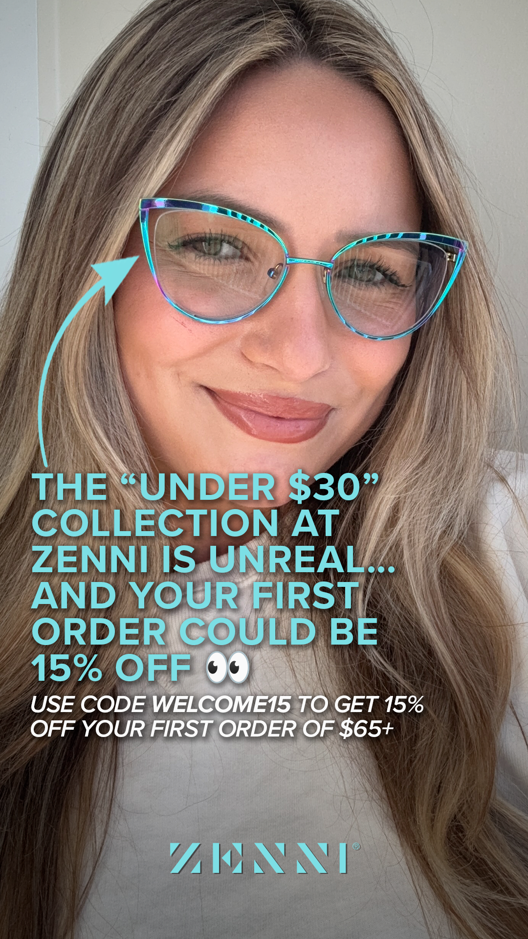 Zenni Optical Facebook ad