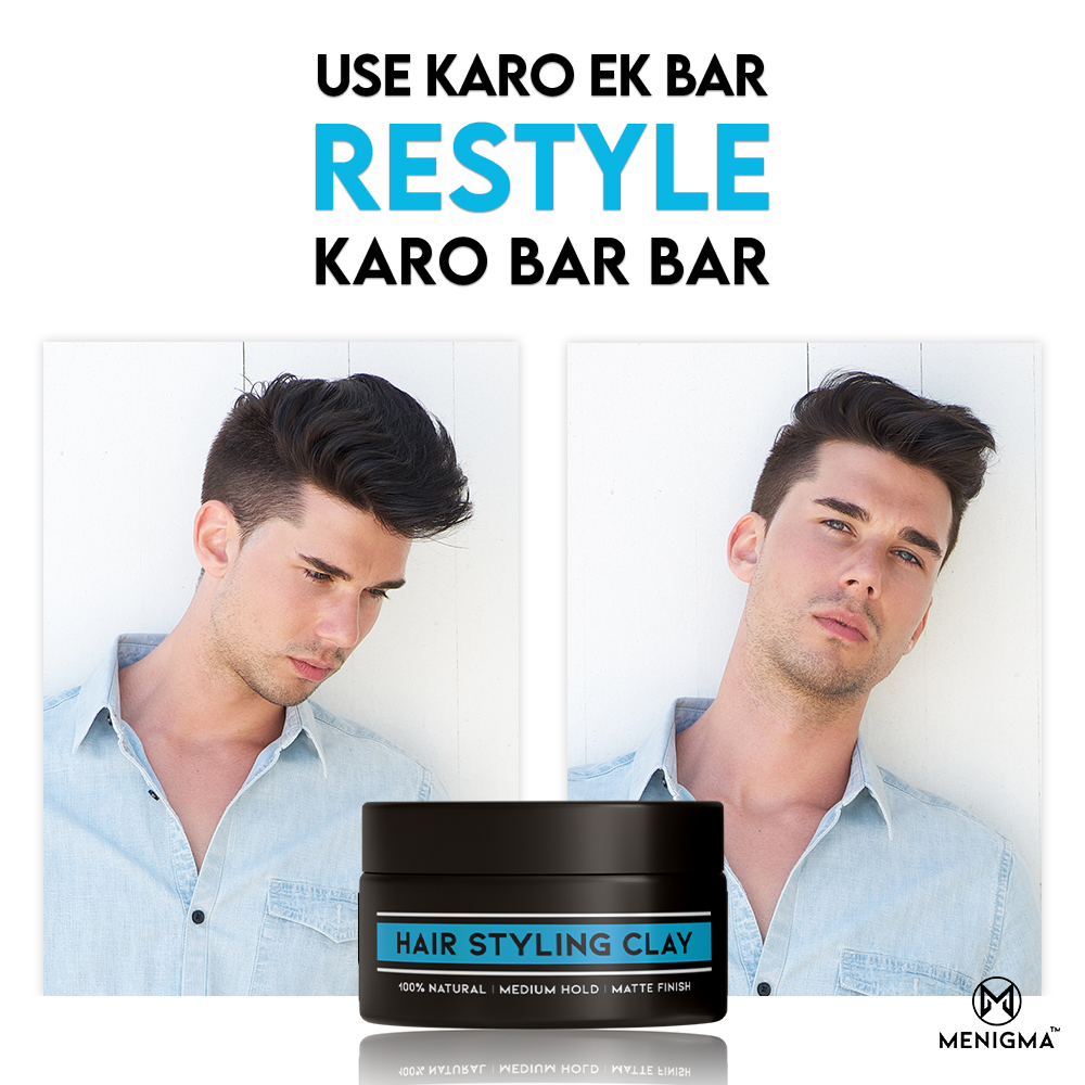 Menigma Facebook ad: Pakistan's Best Seller Men's Hair Styling Clay
