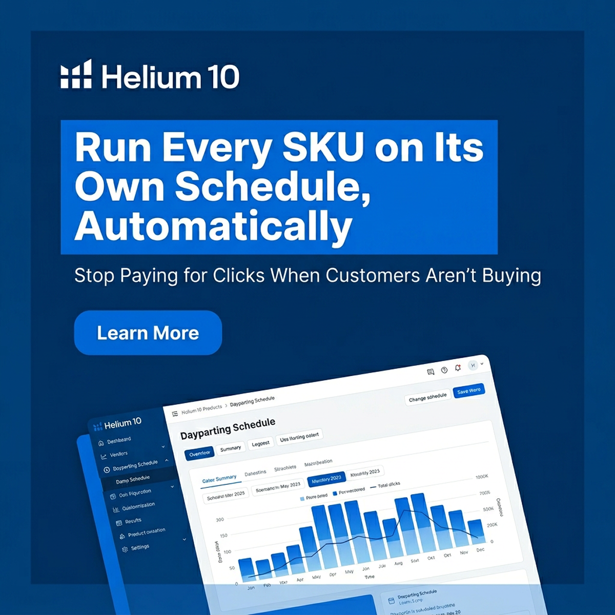 Helium 10 Facebook ad