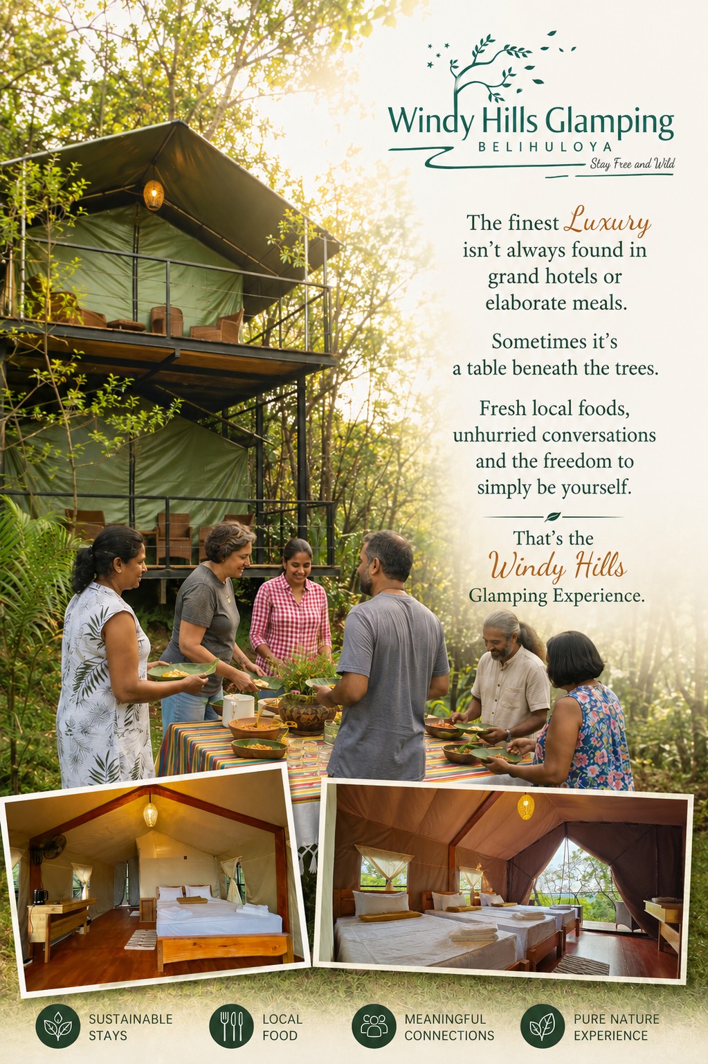 Windy Hills Bungalow Facebook ad: Luxury isn't always about chandeliers and city lights.