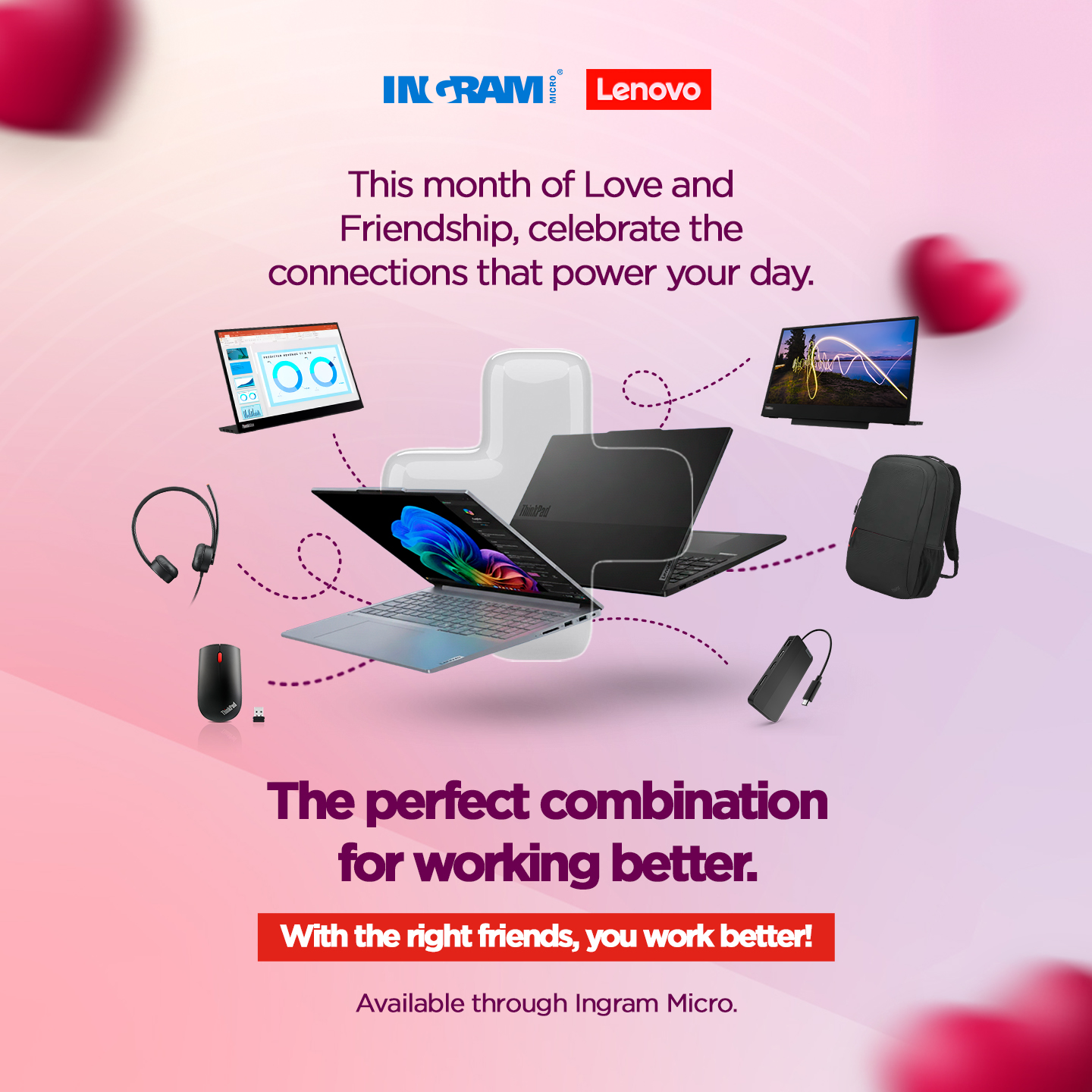 Ingram Micro Miami Facebook ad: The perfect combination to work better