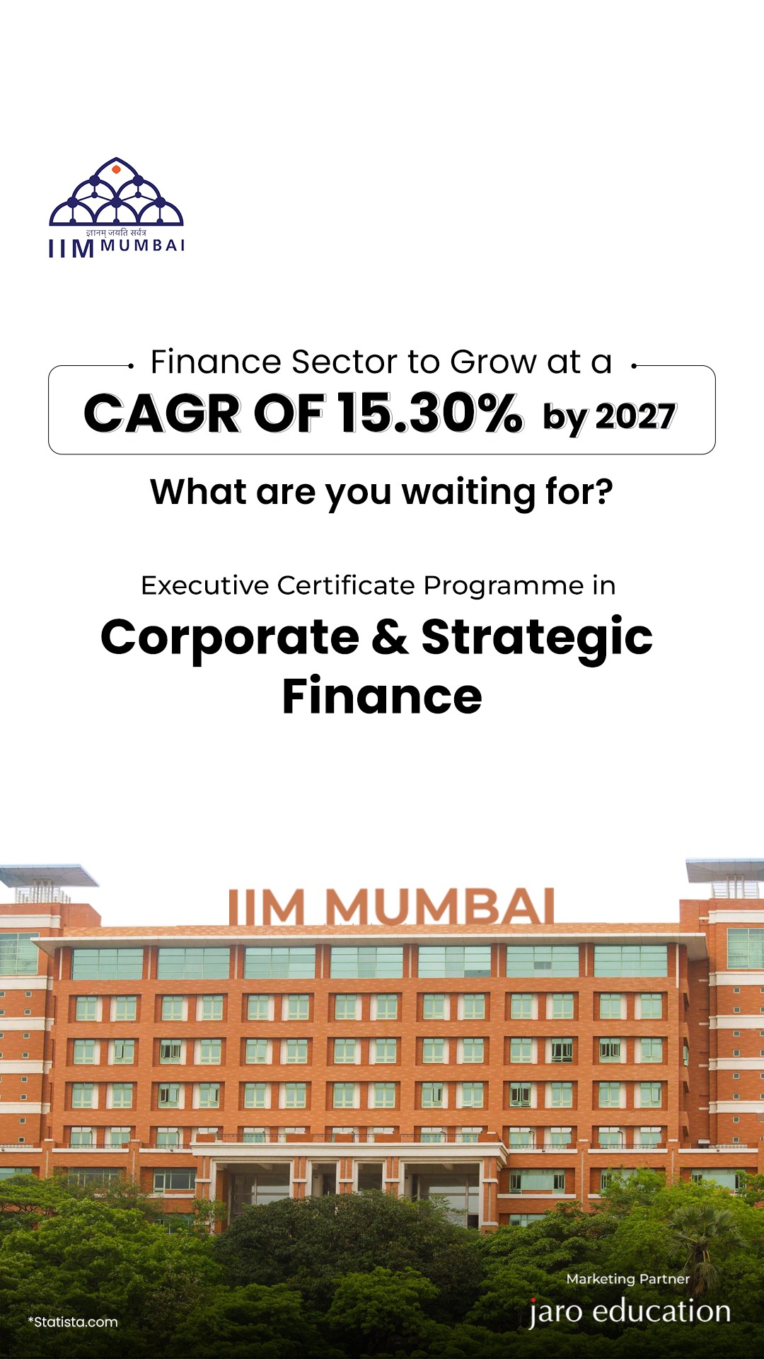 IIM Mumbai - Online Certificate Programs Facebook ad from Feb 12, 2026