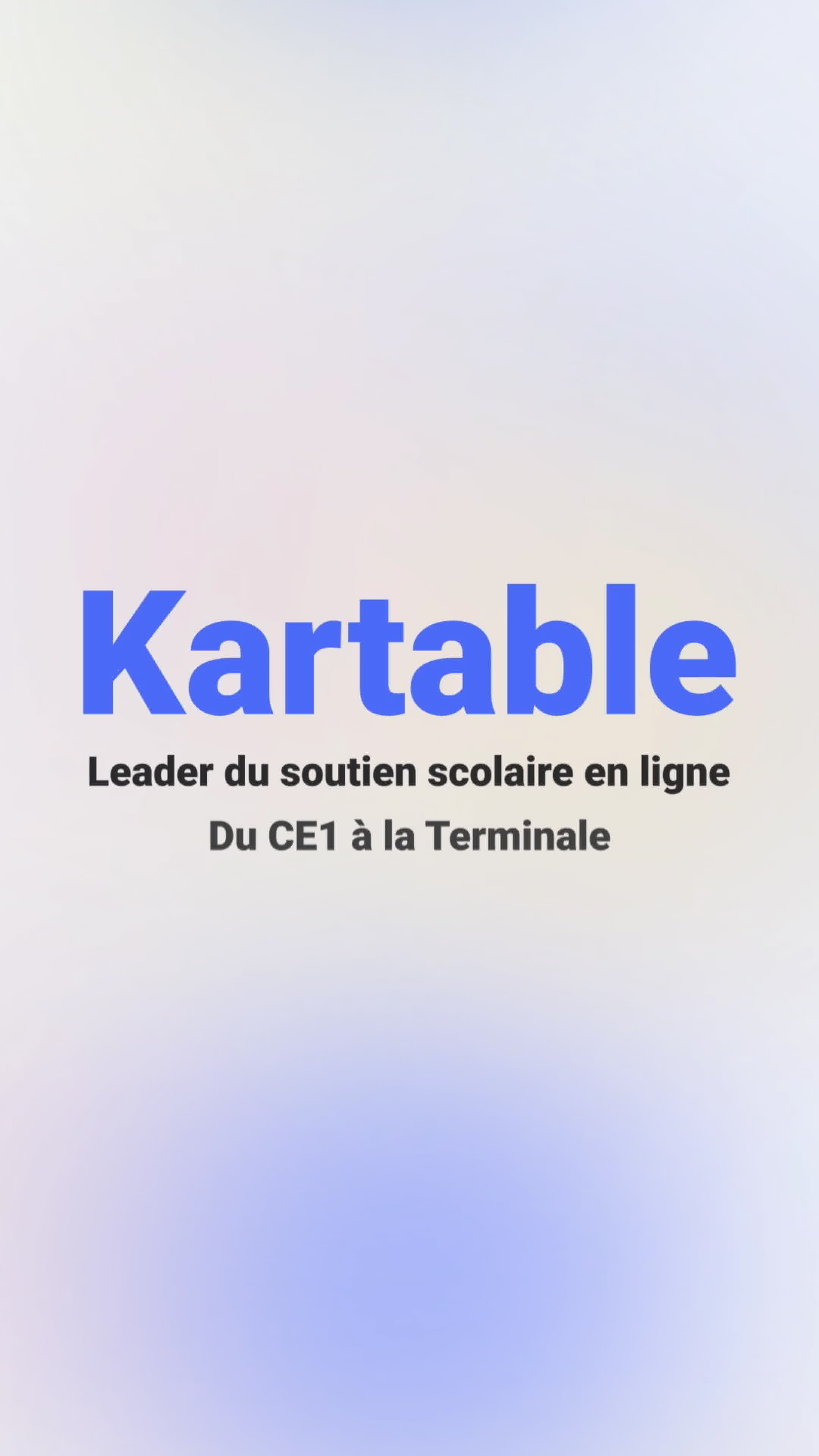 Kartable Facebook ad from Oct 9, 2025