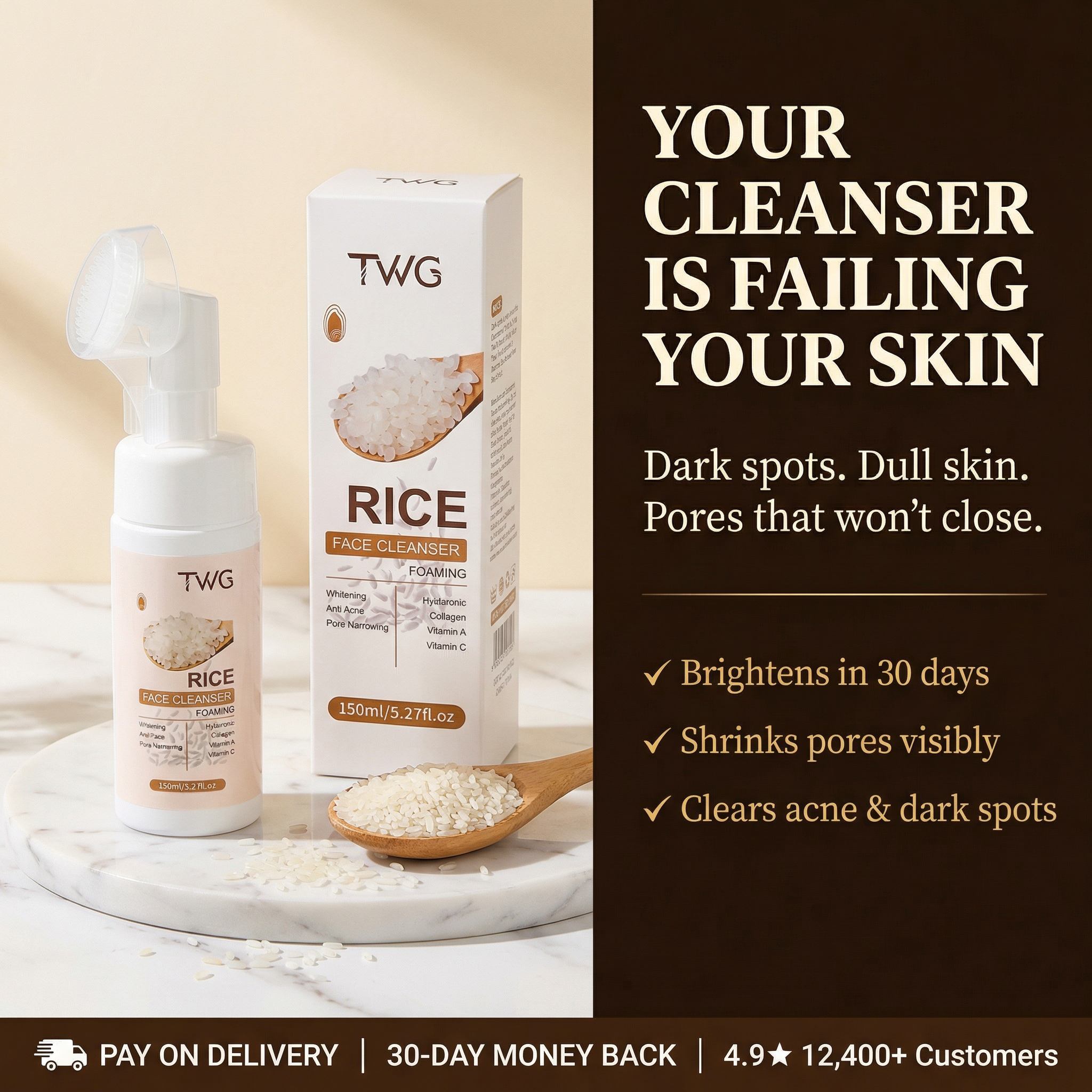 Supreme Wellness Facebook ad: Tired of Acne That Keeps Coming Back?