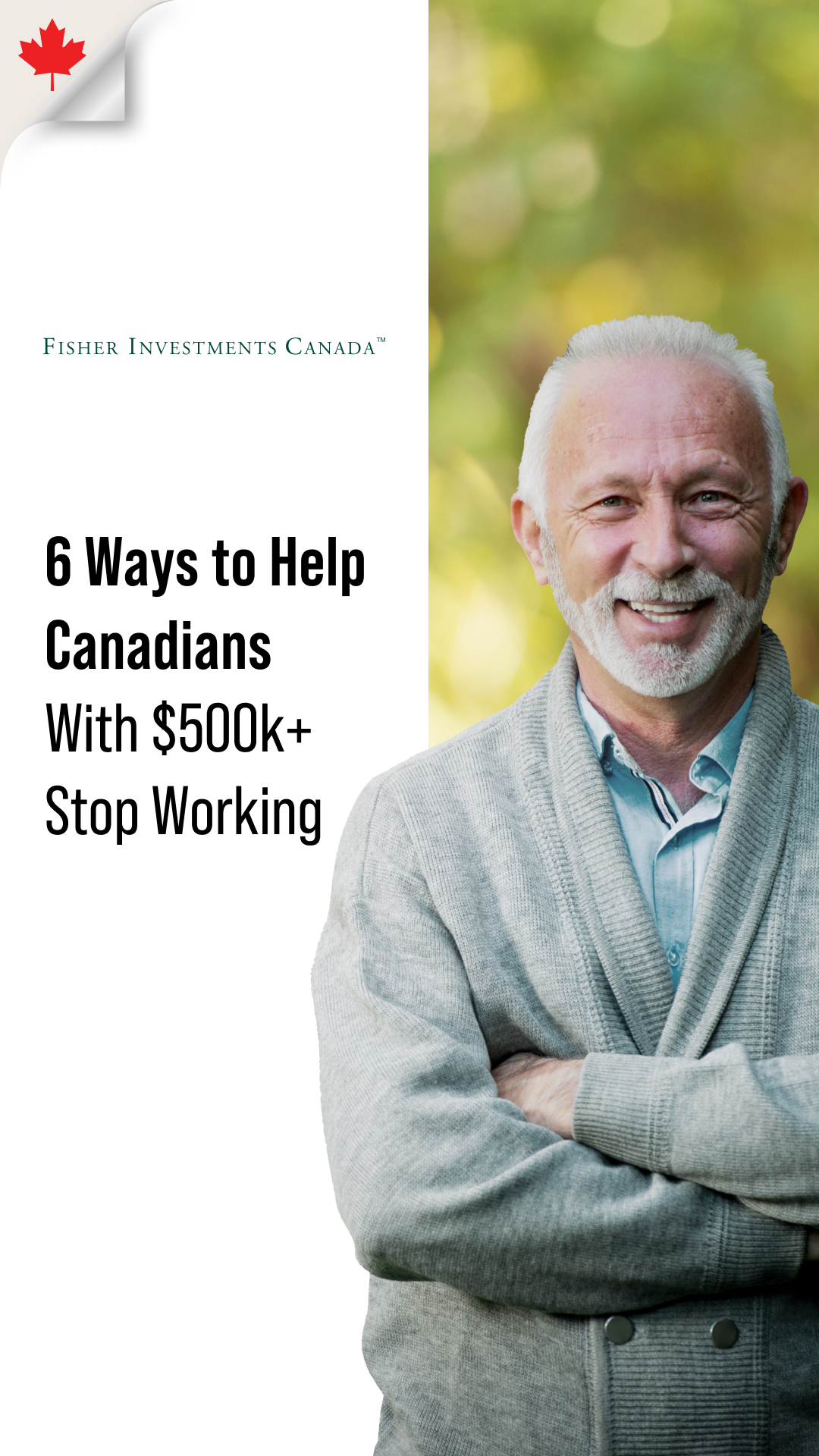 Fisher Investments Canada Facebook ad