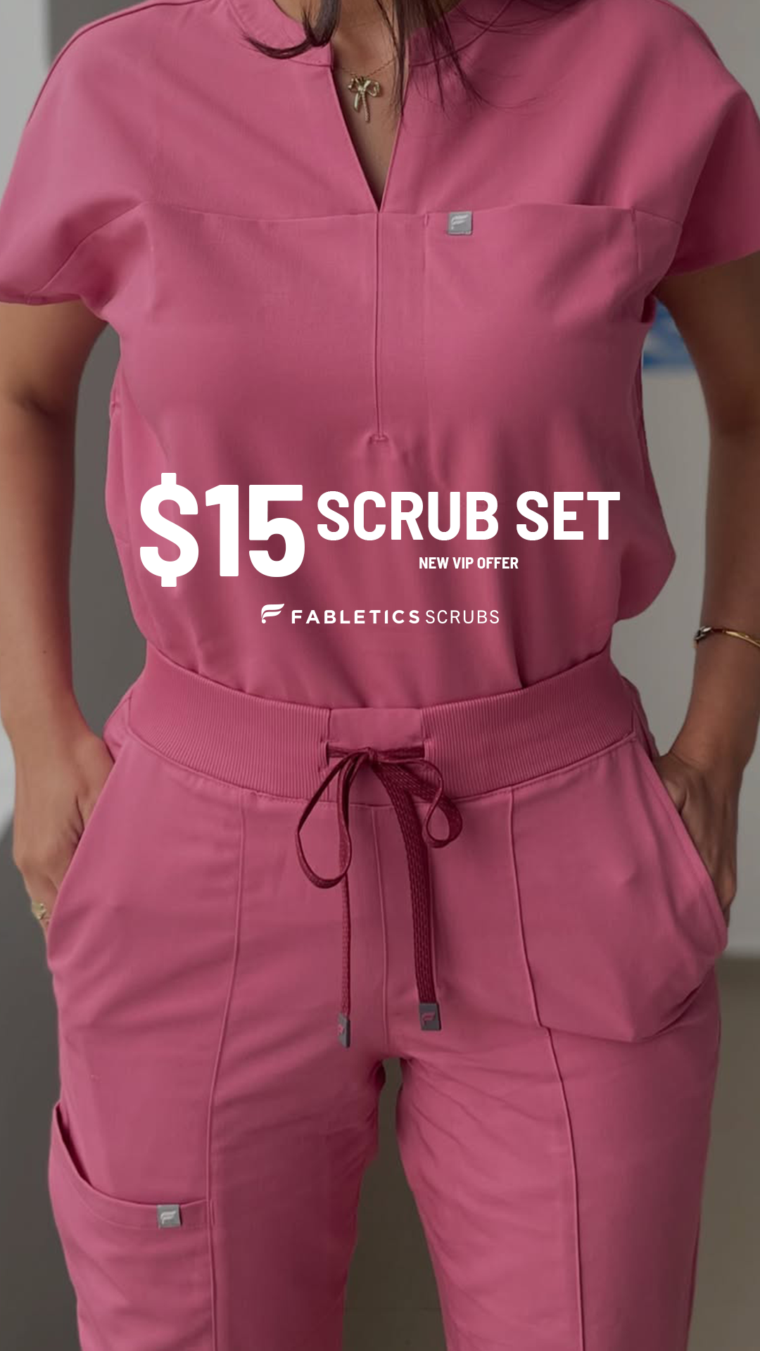 Fabletics Scrubs Facebook ad: Treat yourself to the first ever scrubs made…