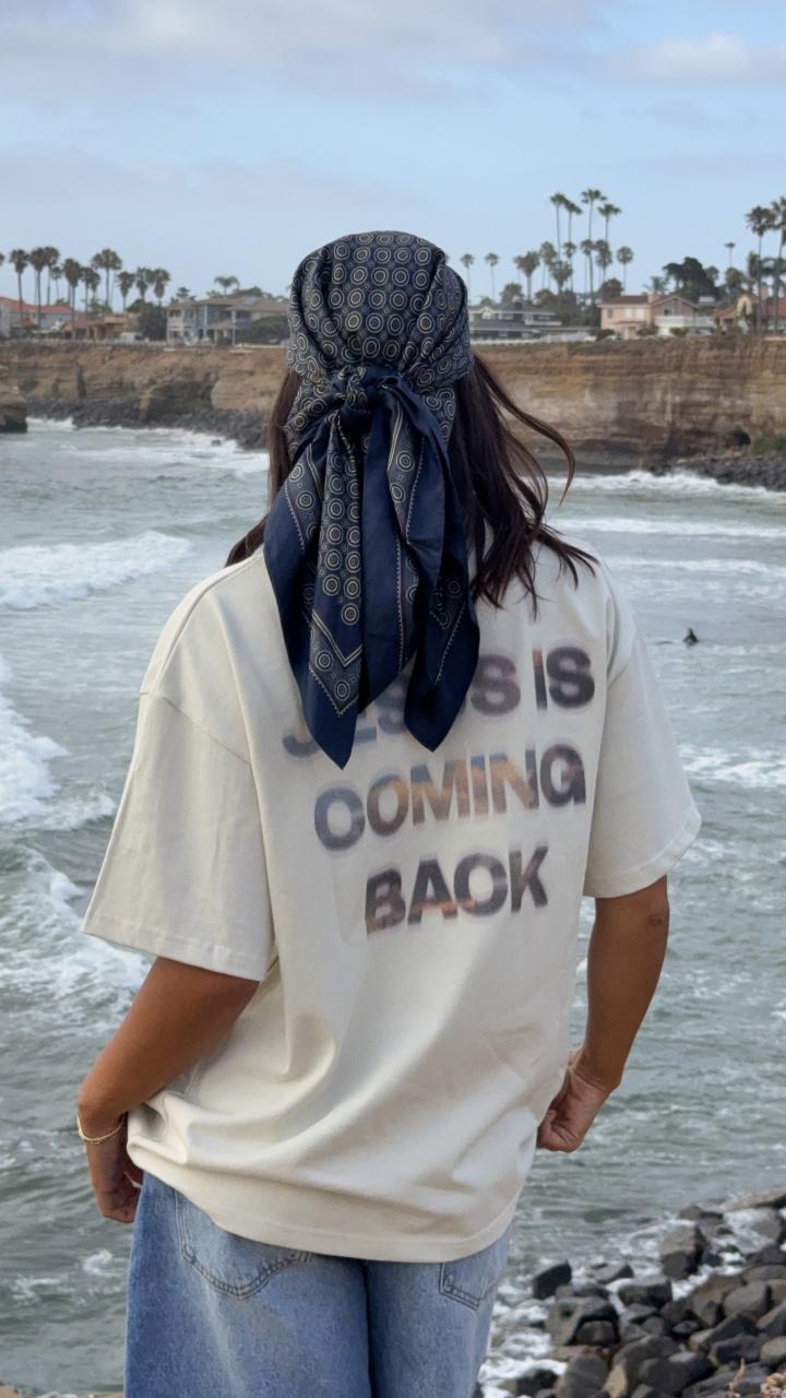 Elevated Faith Facebook ad: Jesus Is Coming Back Heavyweight Tee - tomorrow…
