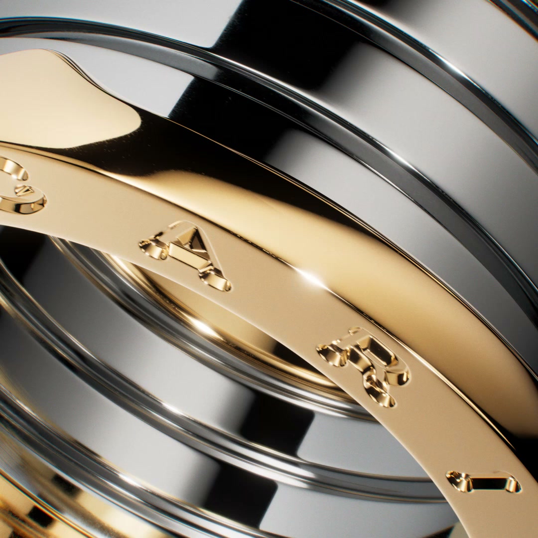 BVLGARI Facebook ad: Gold & Steel: Eternally Iconic