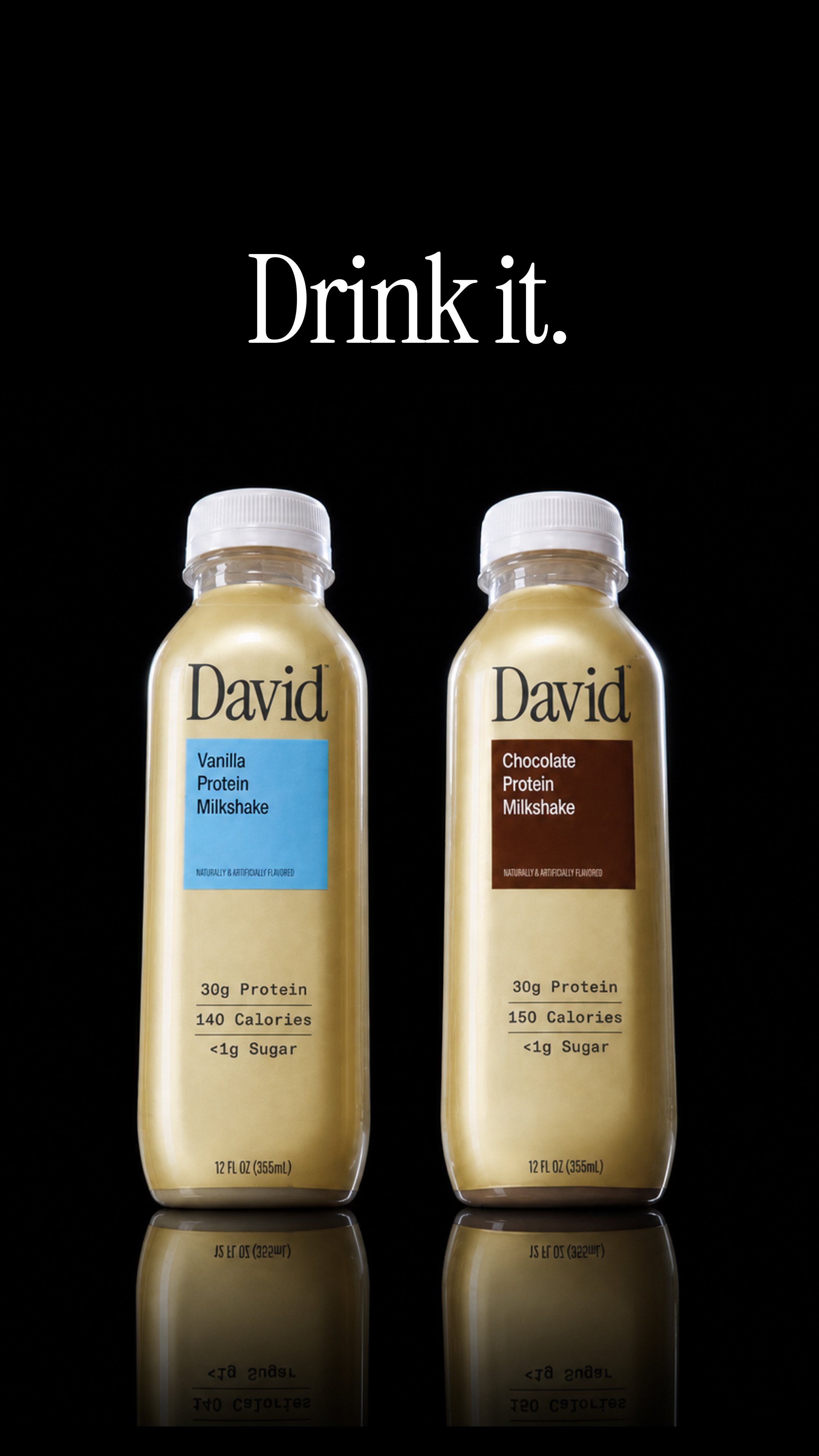 David Protein Facebook ad