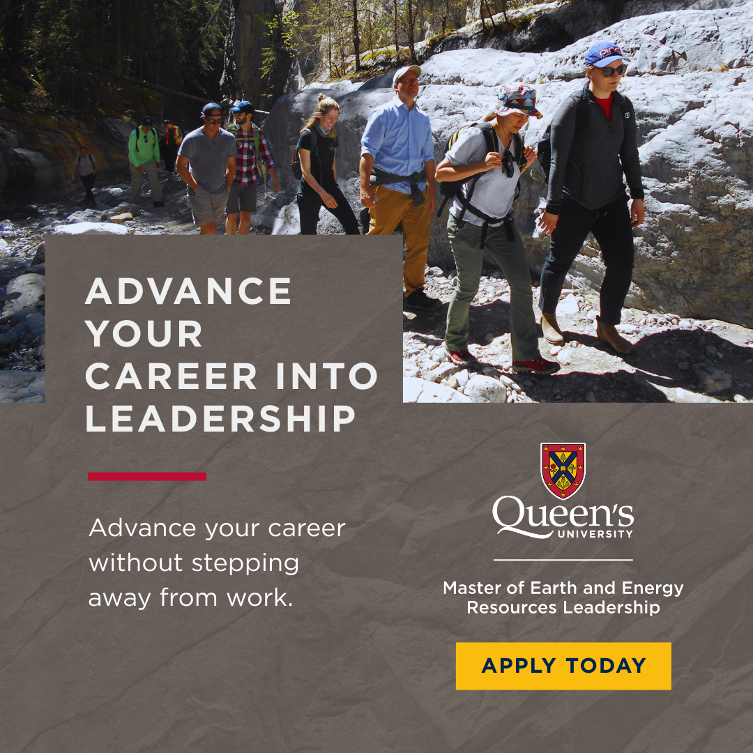 Queen's Department of Geological Sciences and Geological Engineering Facebook ad: Ready to Lead What’s Next?