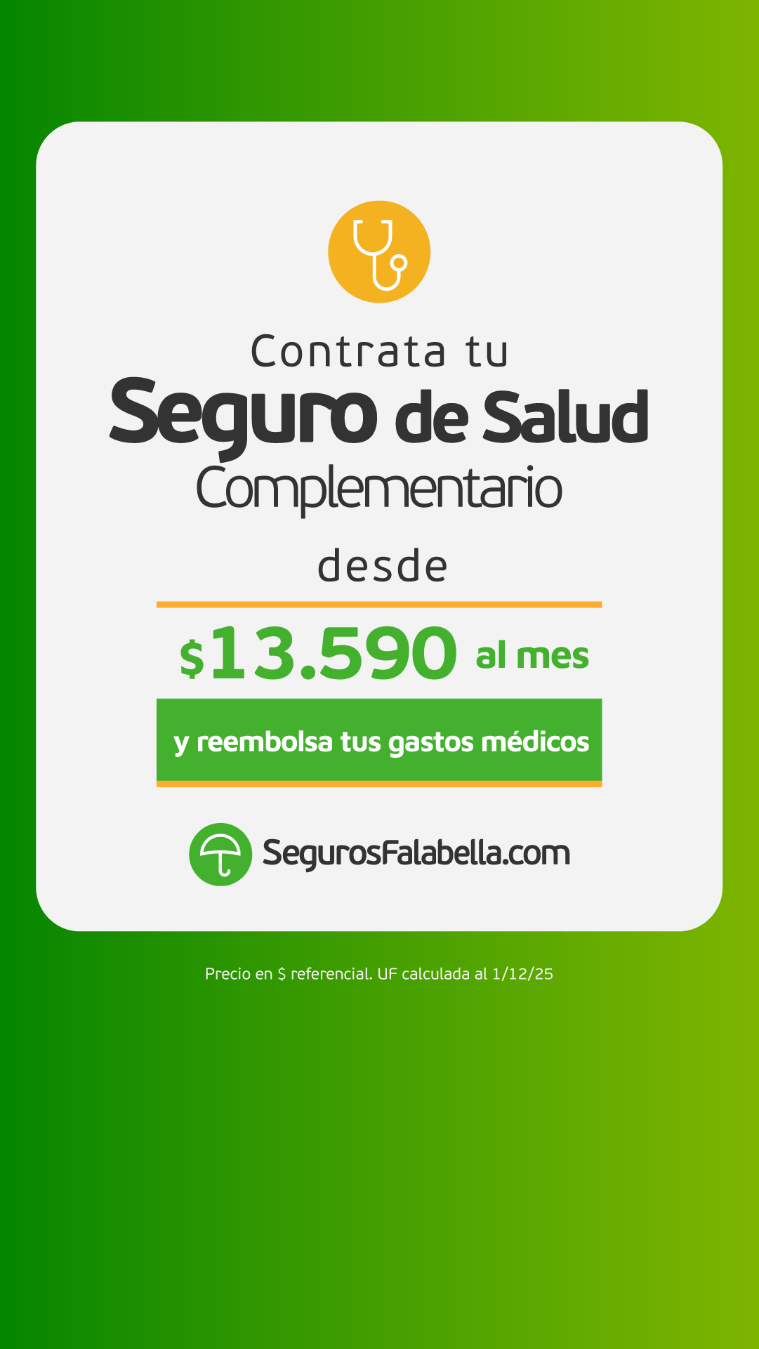 Seguros Falabella Chile Facebook ad