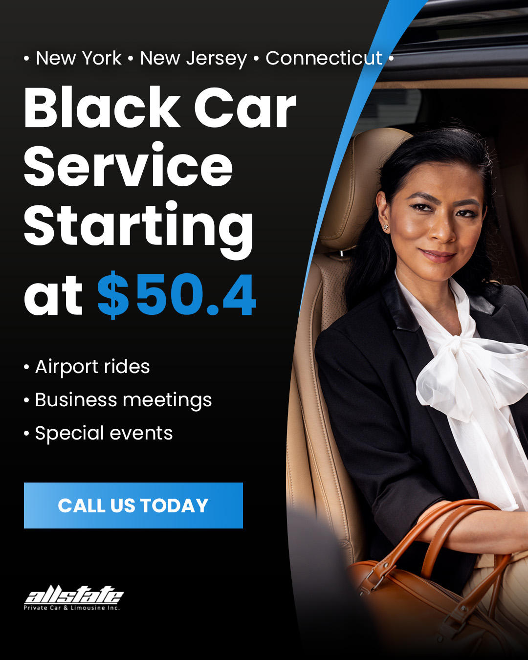 Allstate Limo Facebook ad: Luxury Rides, No Crazy Price Tag