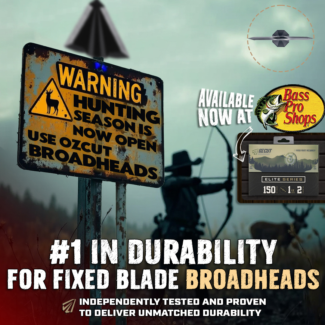 Ozcut Broadheads Facebook ad: Ozcut Elite Series 2: Penetration is Everything