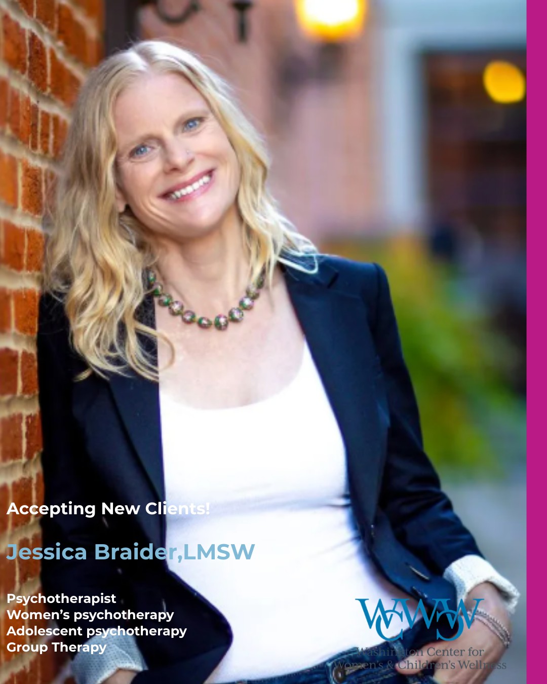 Washington Center for Women's and Children's Wellness Facebook ad