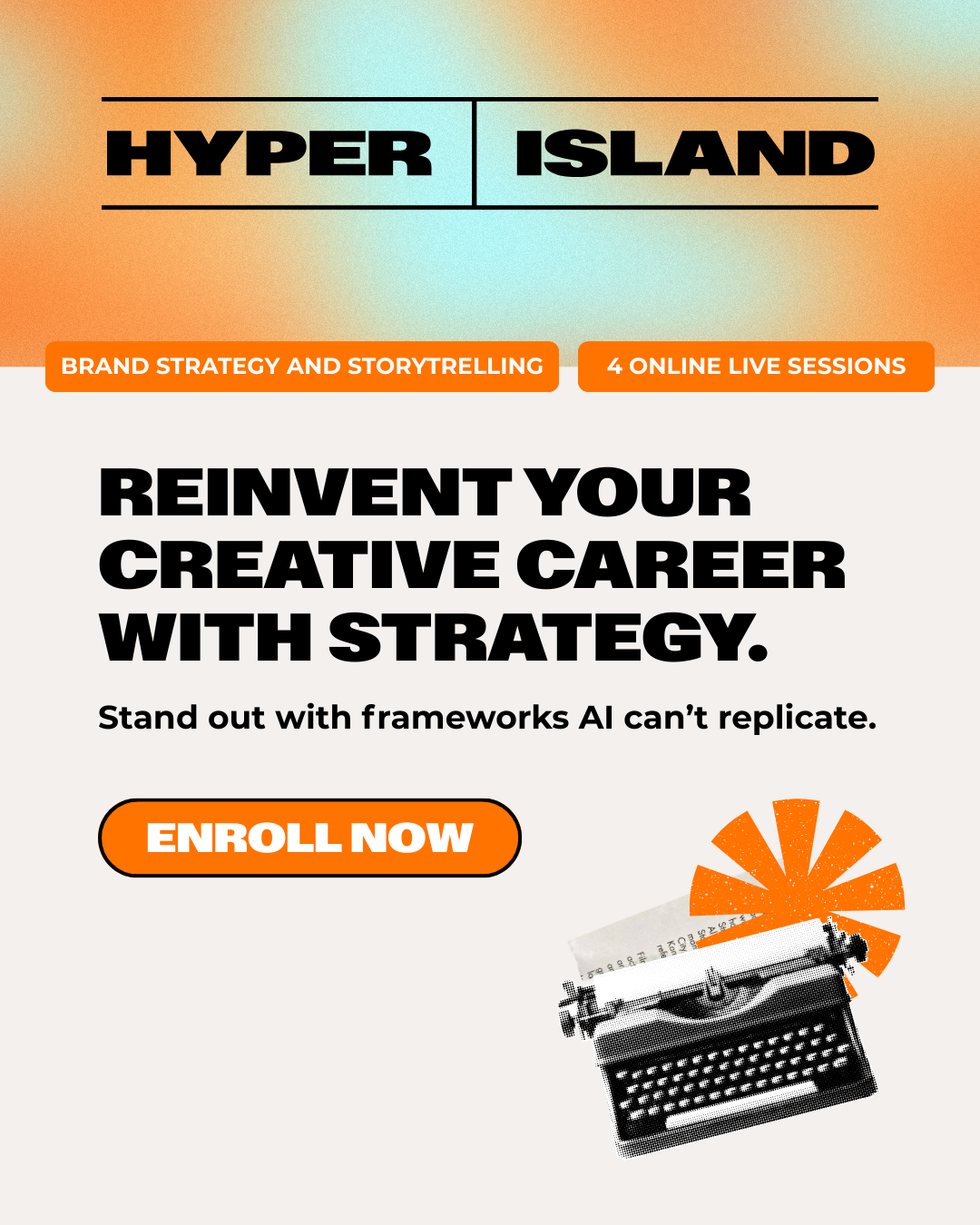 Hyper Island Facebook ad from Feb 25, 2026