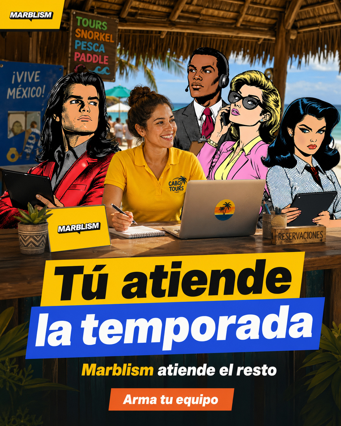 Marblism Facebook ad