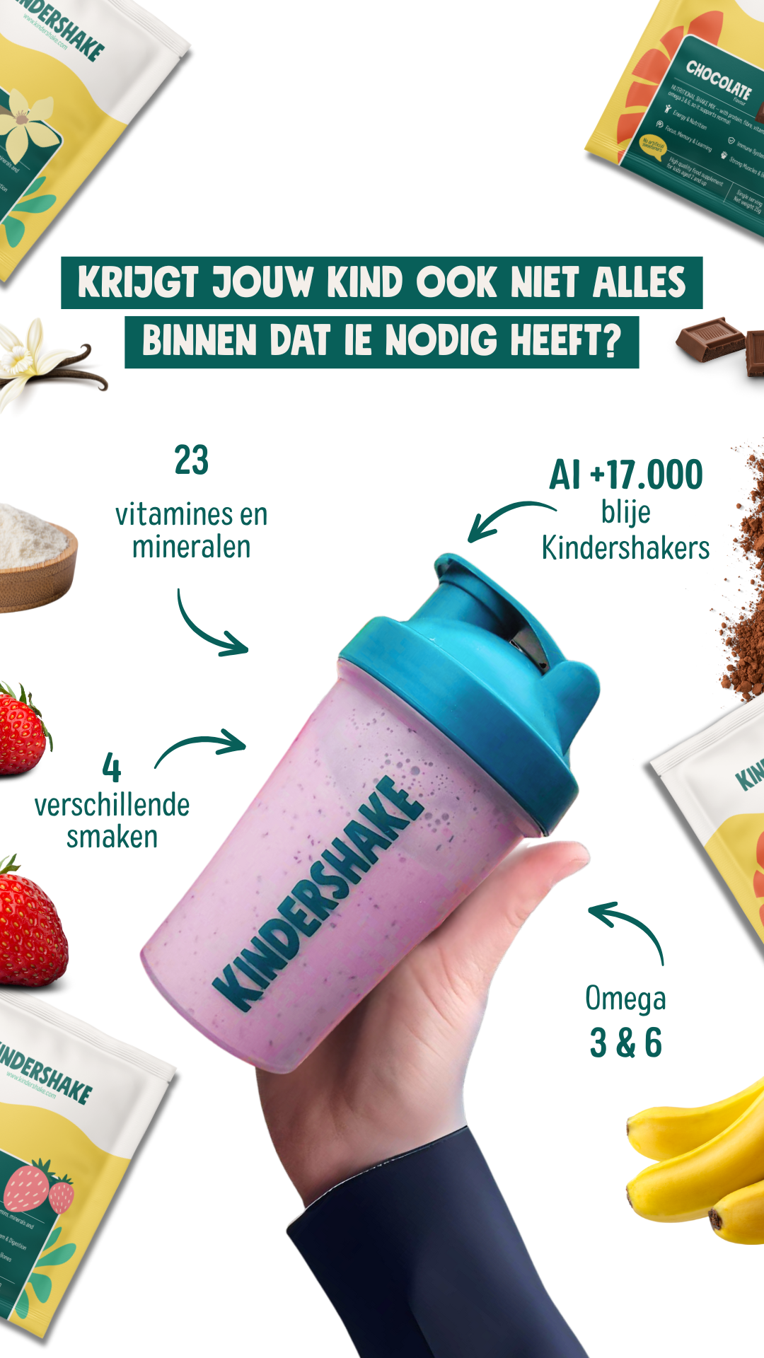 Kindershake Facebook ad