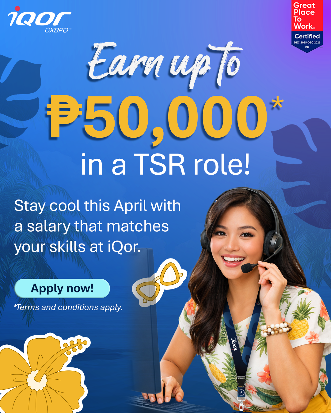 iQor Philippines Facebook ad