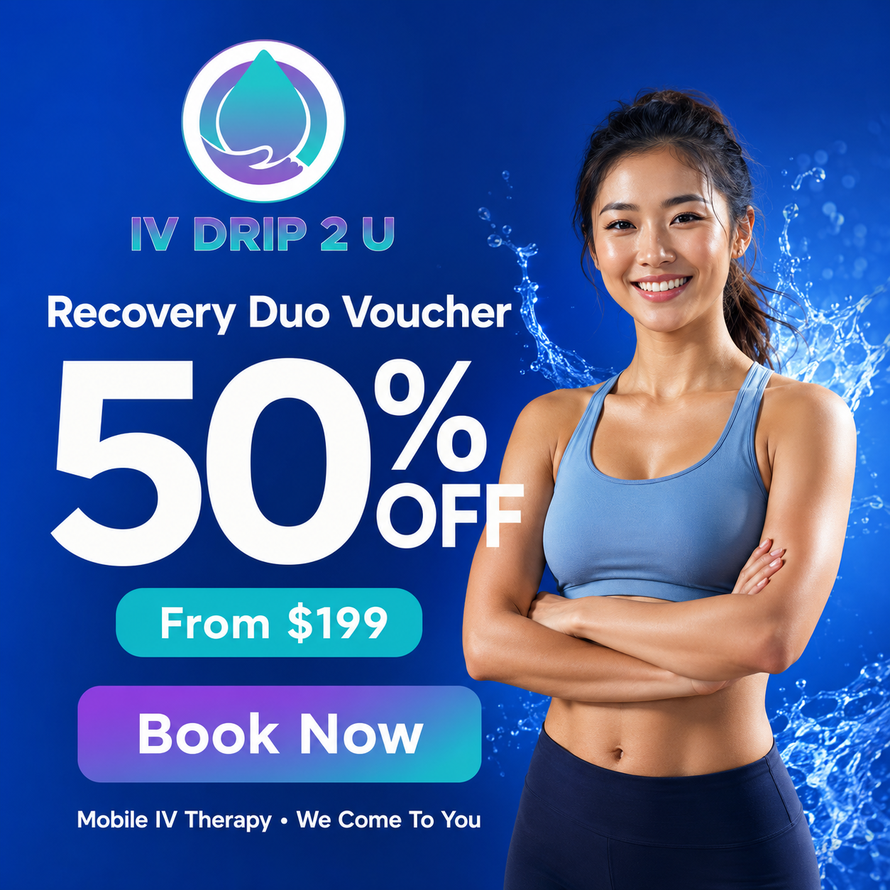 IV Drip 2 U Facebook ad