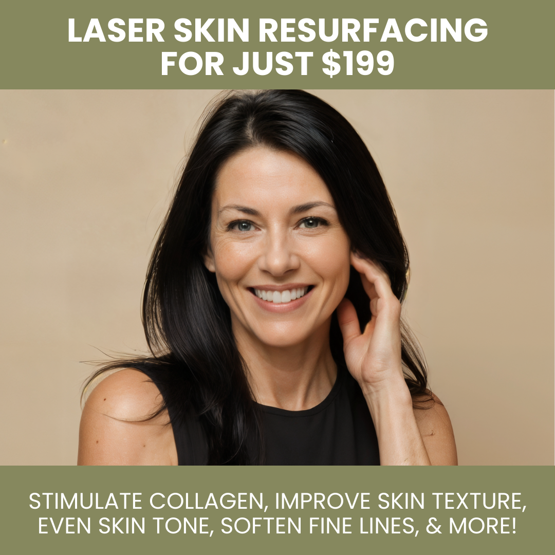 Belle Ame Wellness Facebook ad: Take Years Off With Skin Resurfacing