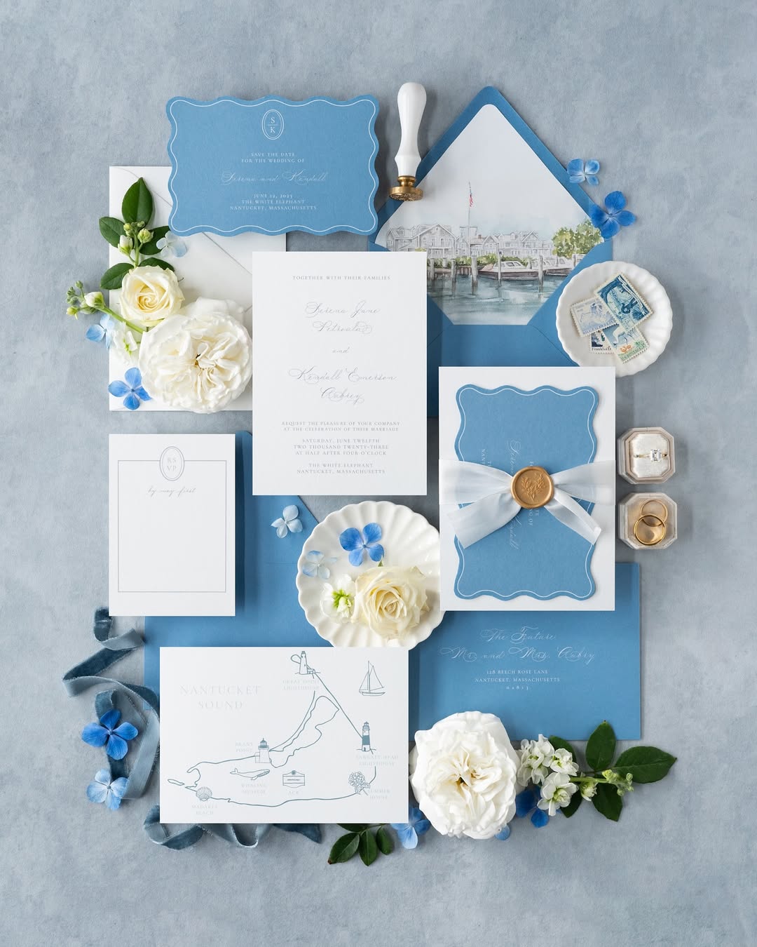 Little Ivy Paper Goods Facebook ad: Hey there, New England Bride!
