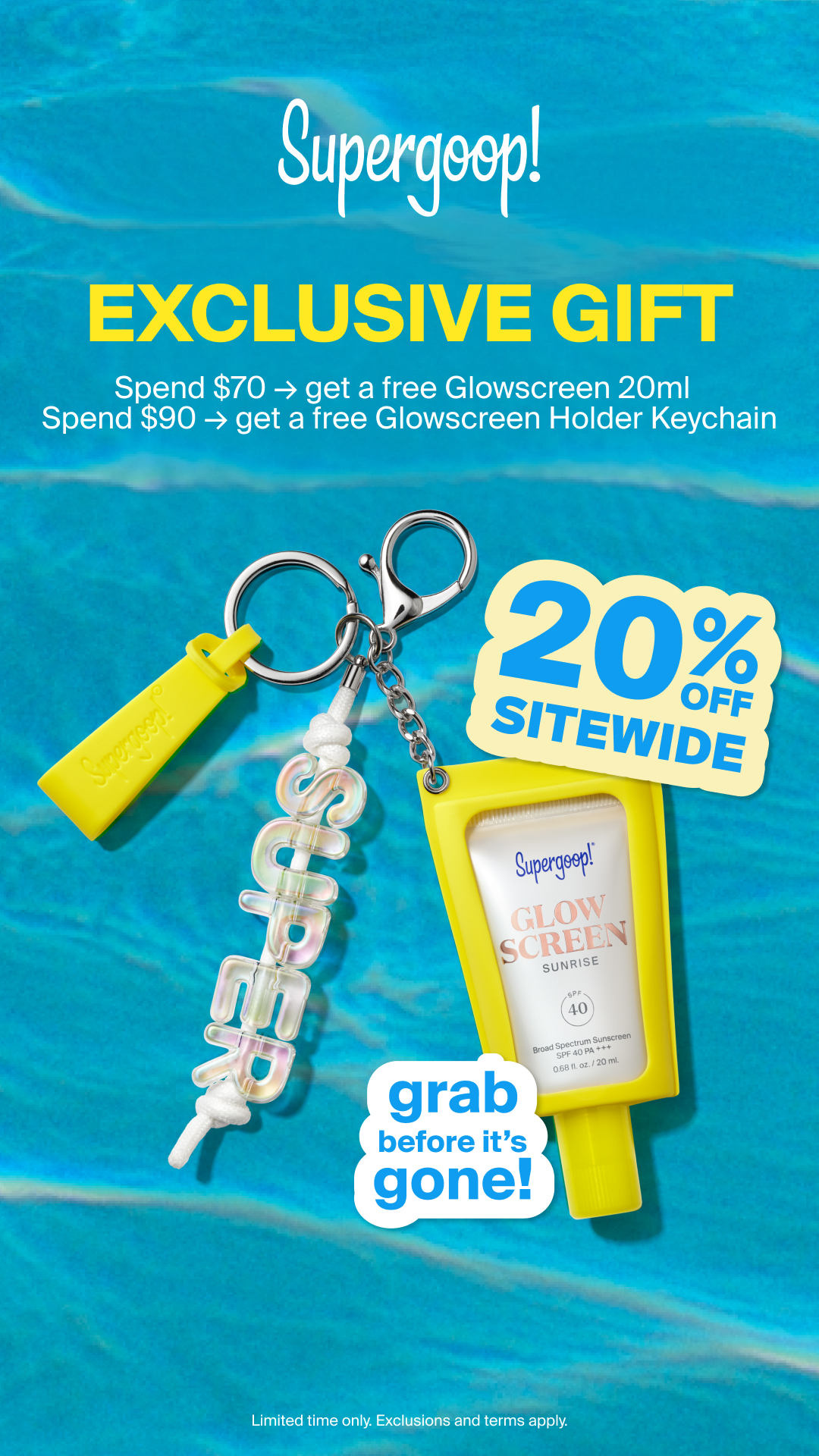 Supergoop Facebook ad