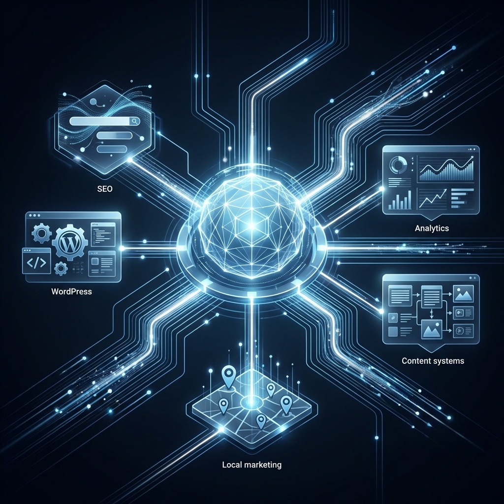 SMB Marketing Hub Facebook ad: Marketing gets chaotic when there is no structure…