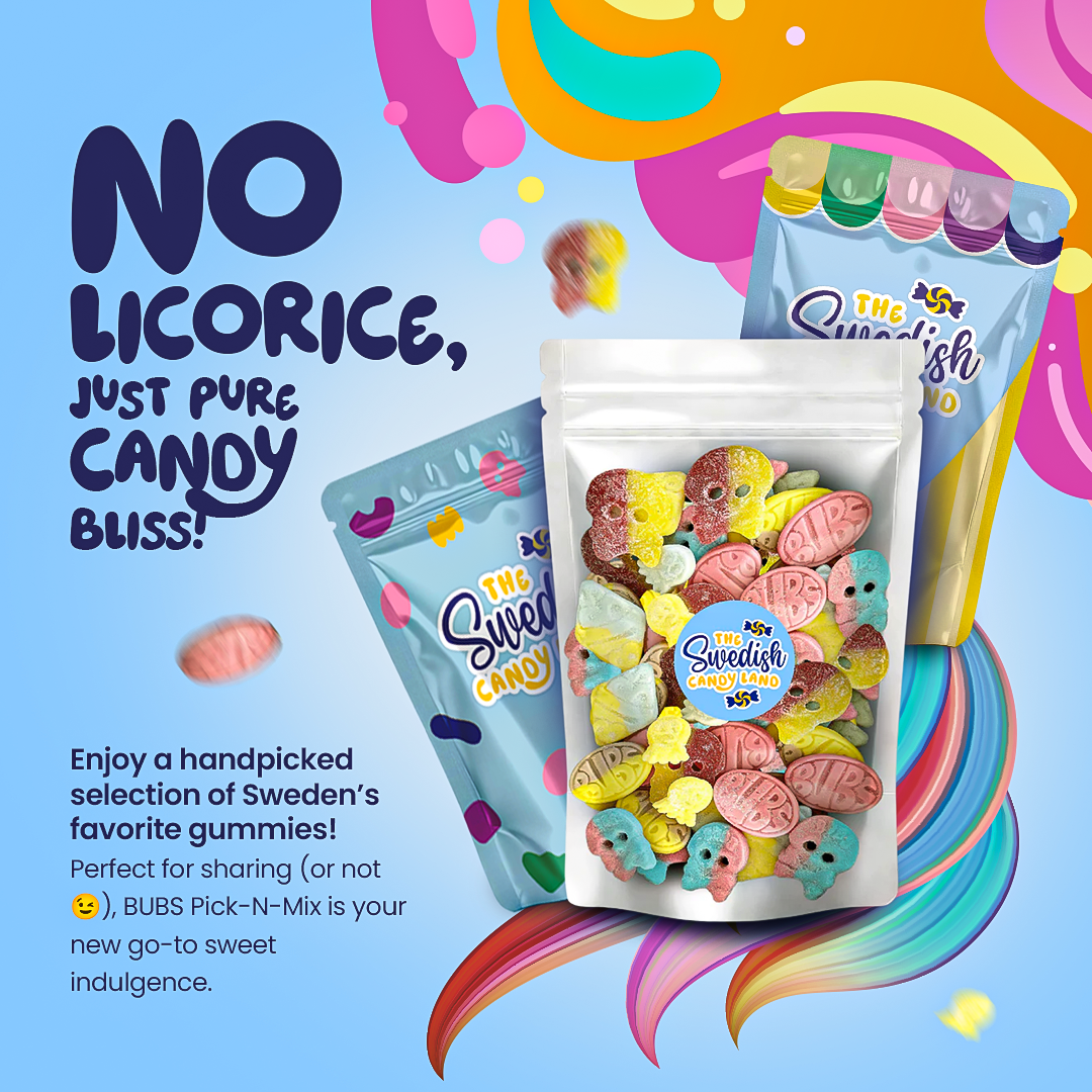 Swedish Candy Land Facebook ad