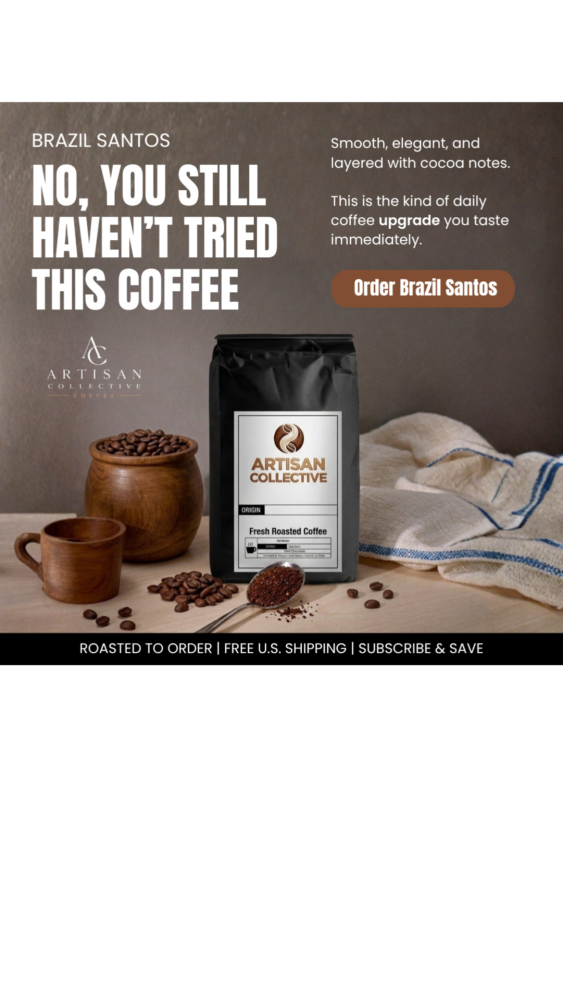 Artisan Collective Coffee Facebook ad