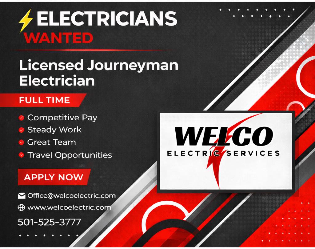 Welco Electric Facebook ad: Welco Electrical Contractors is hiring dependable…