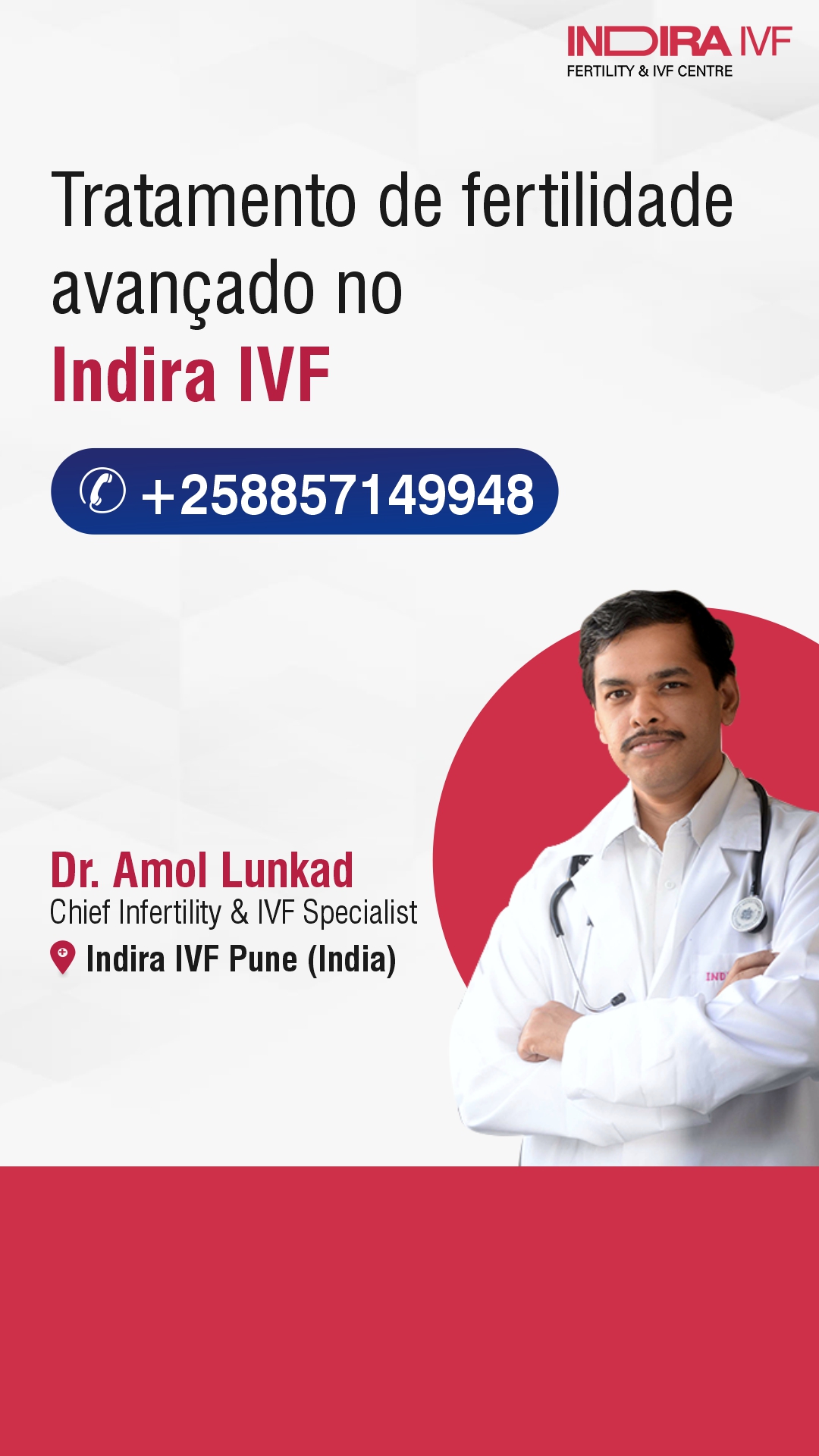 Indira IVF Facebook ad