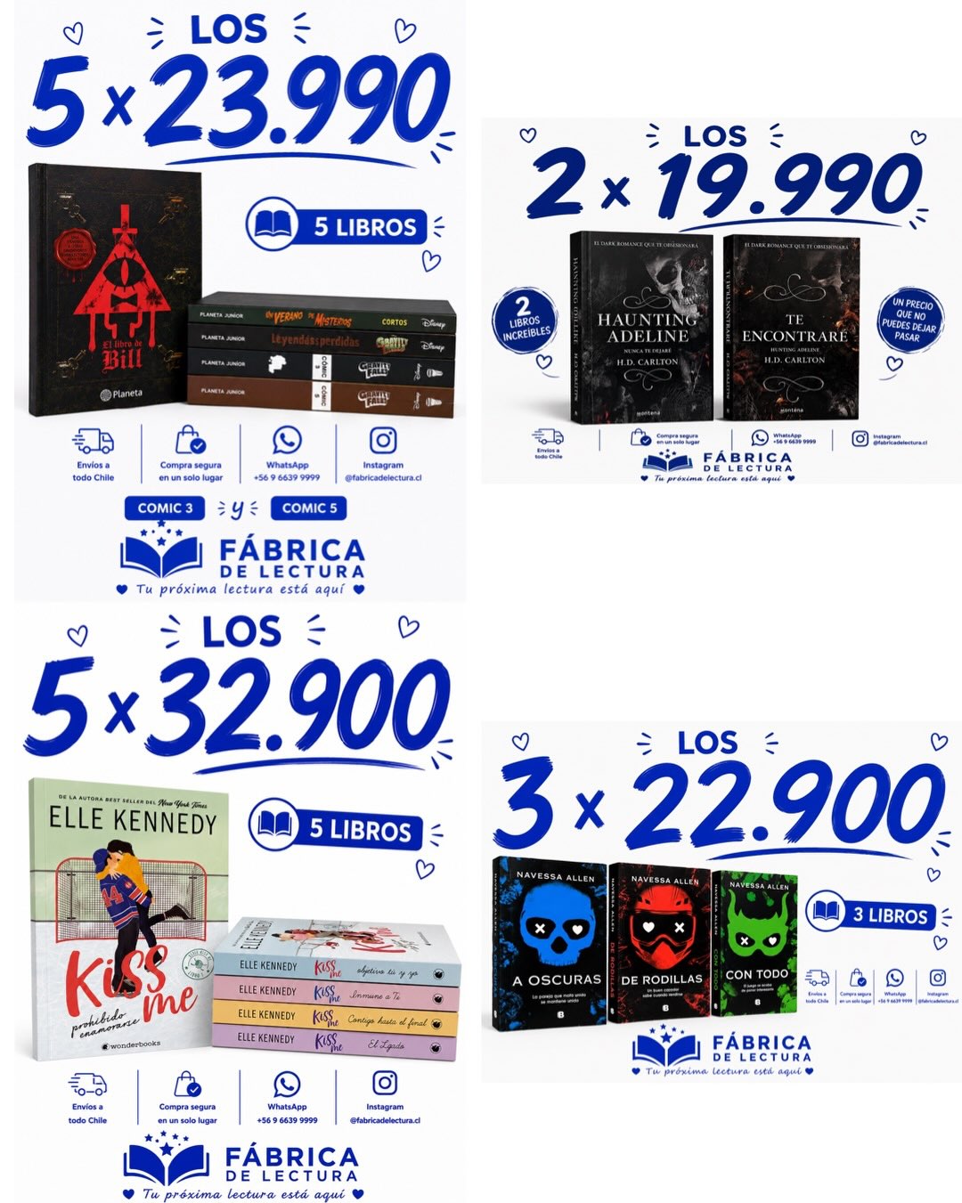 Fábrica de Lectura Facebook ad: ¡SÚPER PROMOCIONES EN FÁBRICA DE LECTURA!