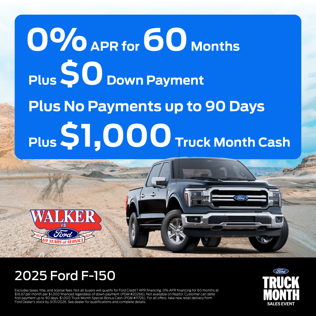 Walker Ford Company Facebook ad