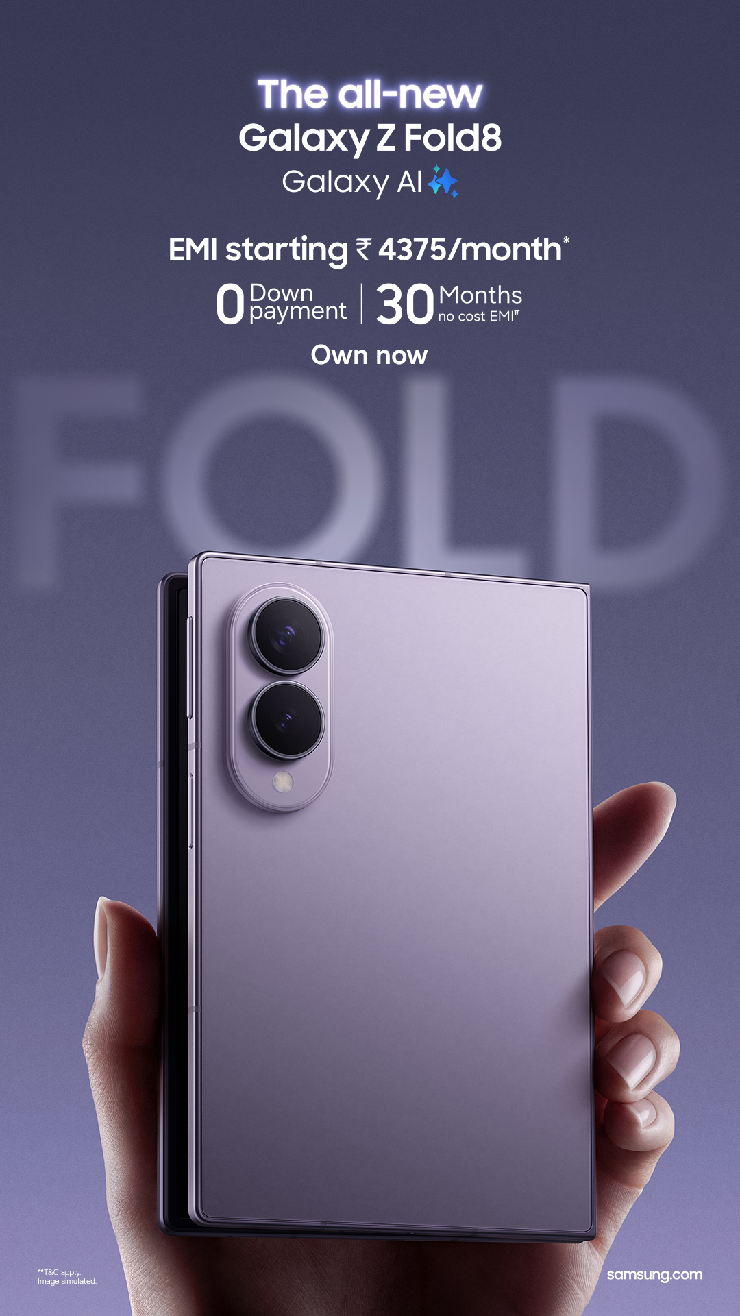 Samsung Facebook ad