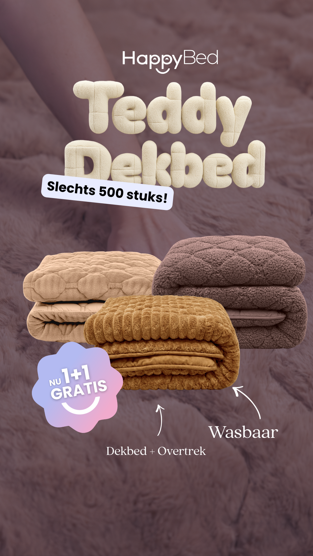HappyBed Facebook ad
