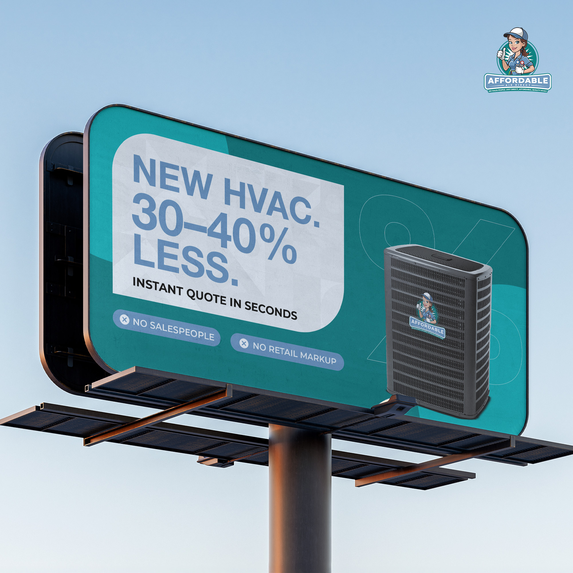 Affordable Air Direct Facebook ad