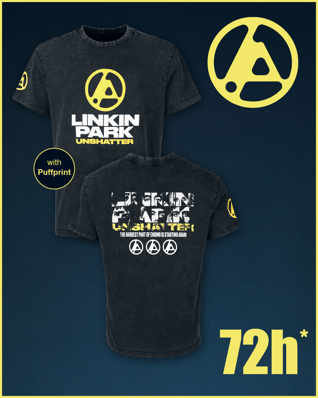 EMP UK Facebook ad: Linkin Park 72h-Shirt