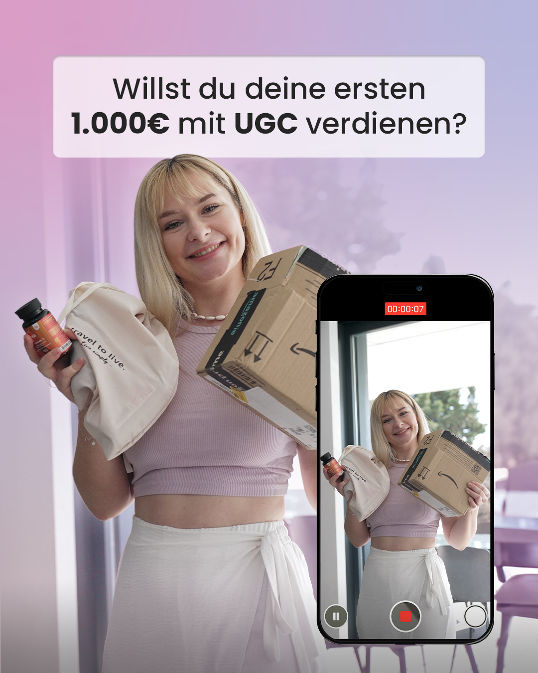 UGC Queen Facebook ad