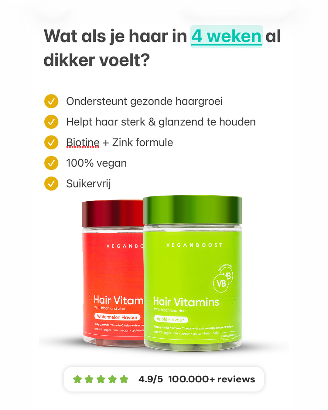 Veganboost Facebook ad: 30% korting met code SUMMER30