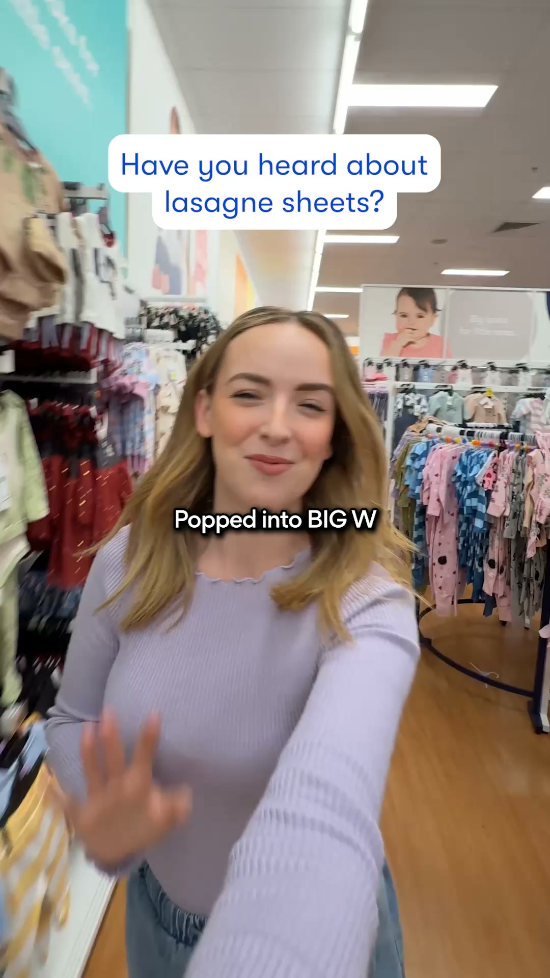 BIG W Facebook ad: Genius parenting hack