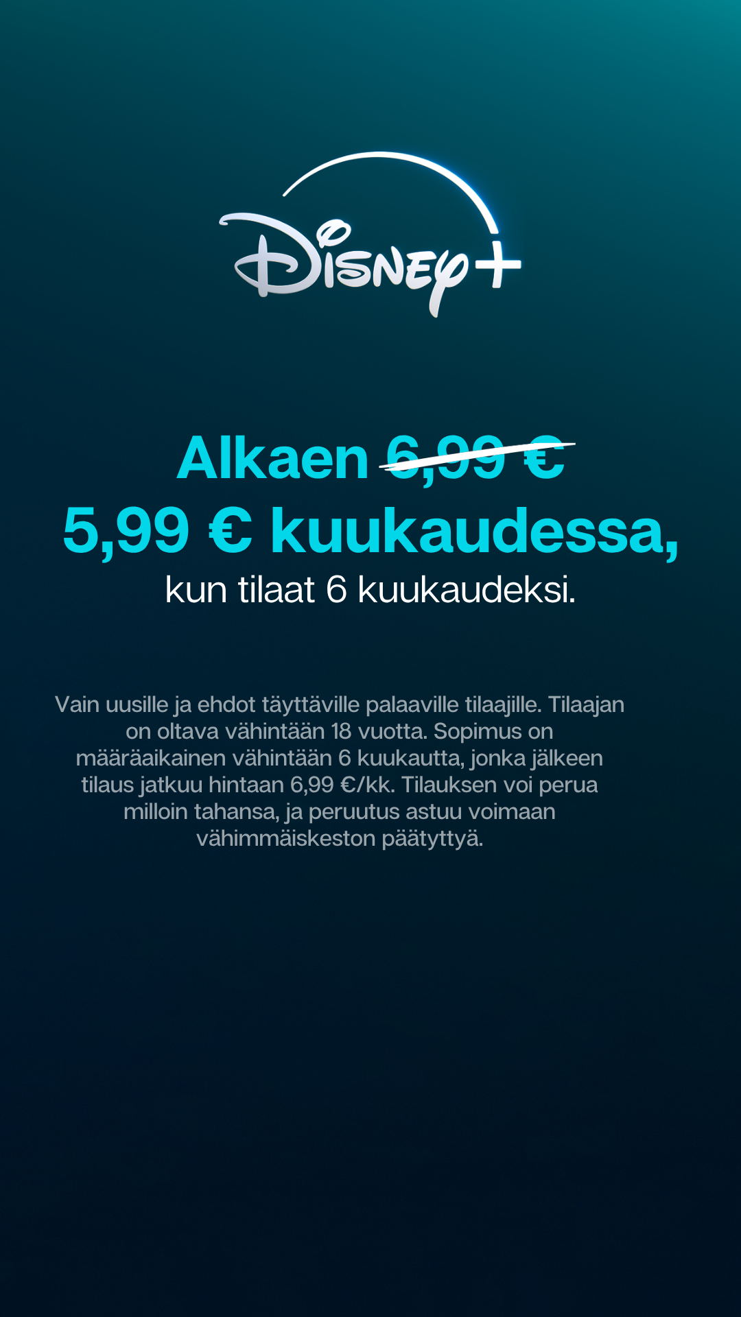 Disney+ Facebook ad
