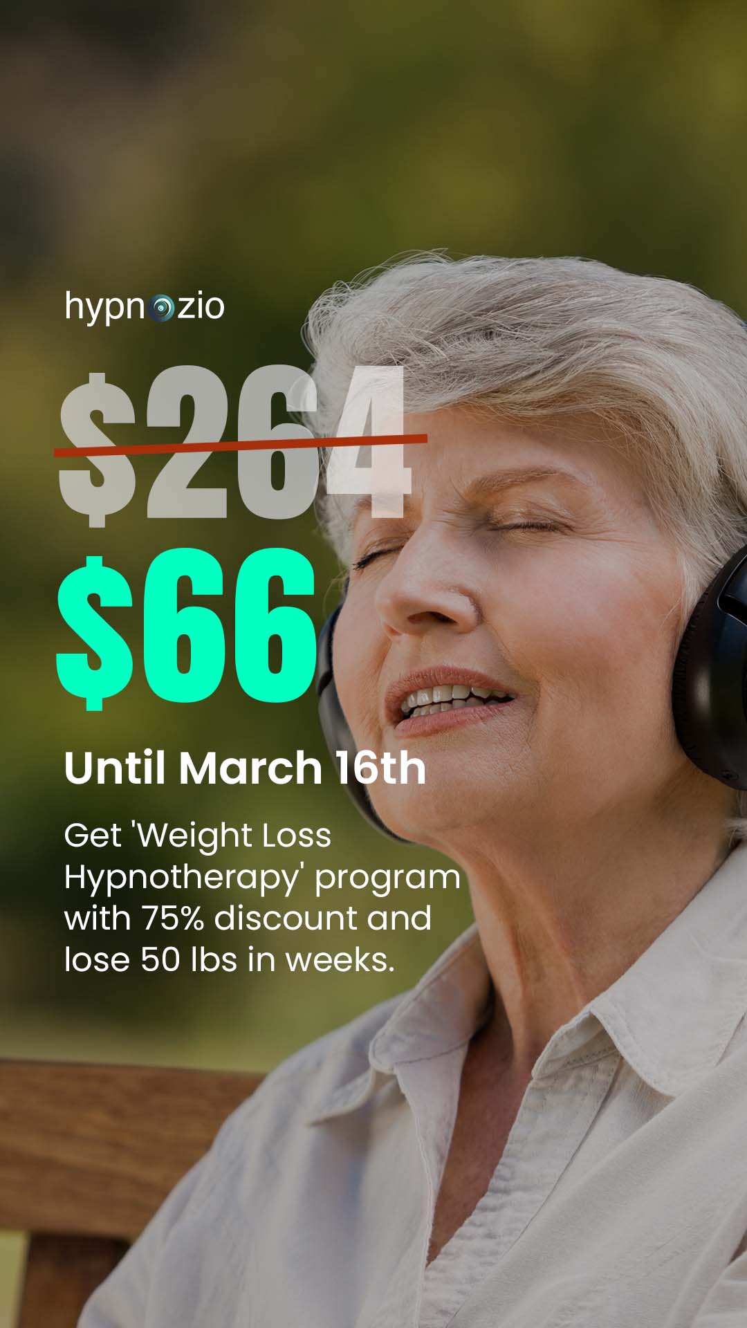 Hypnozio: power of hypnotherapy Facebook ad