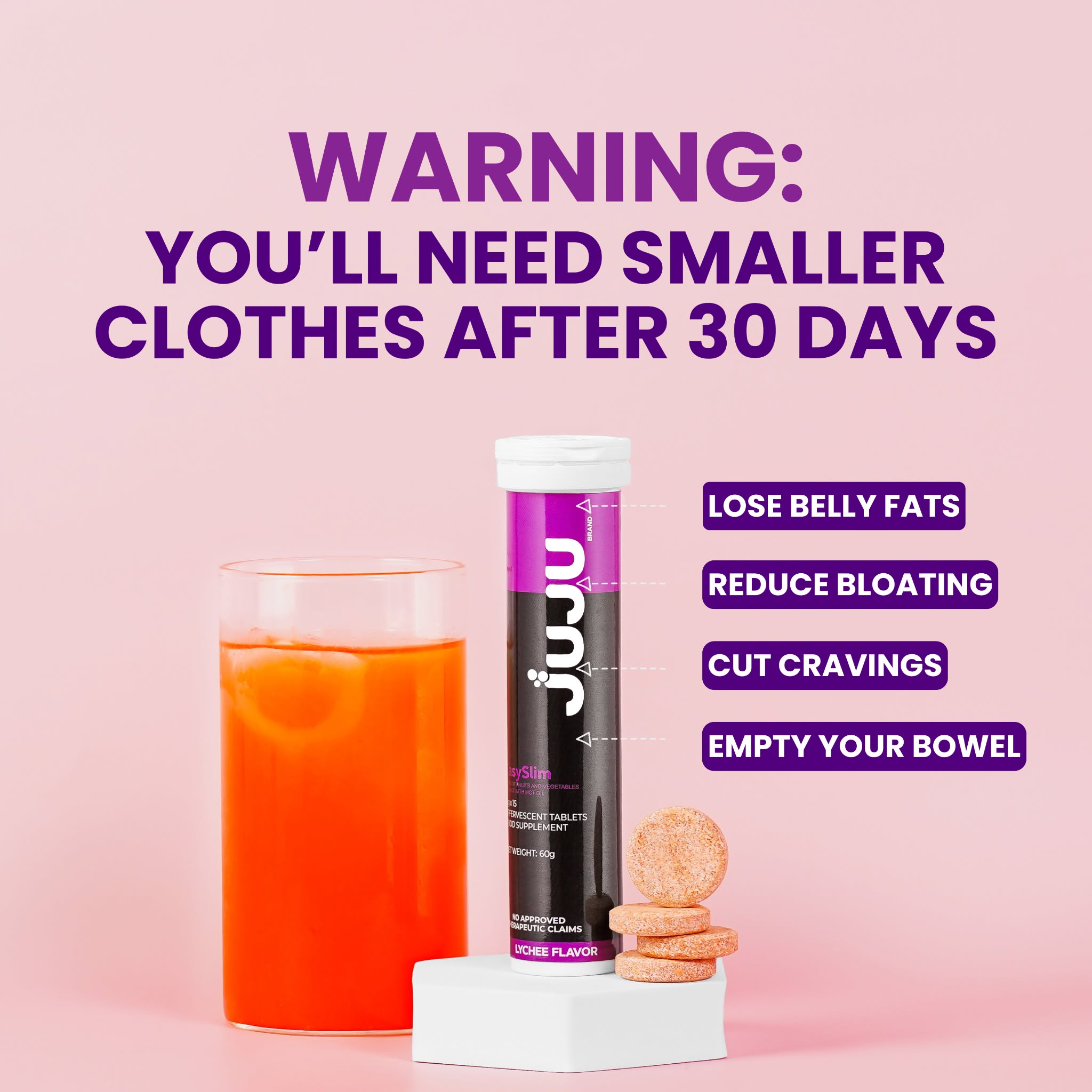 Juju EasySlim Facebook ad: Feel Lighter Every Day