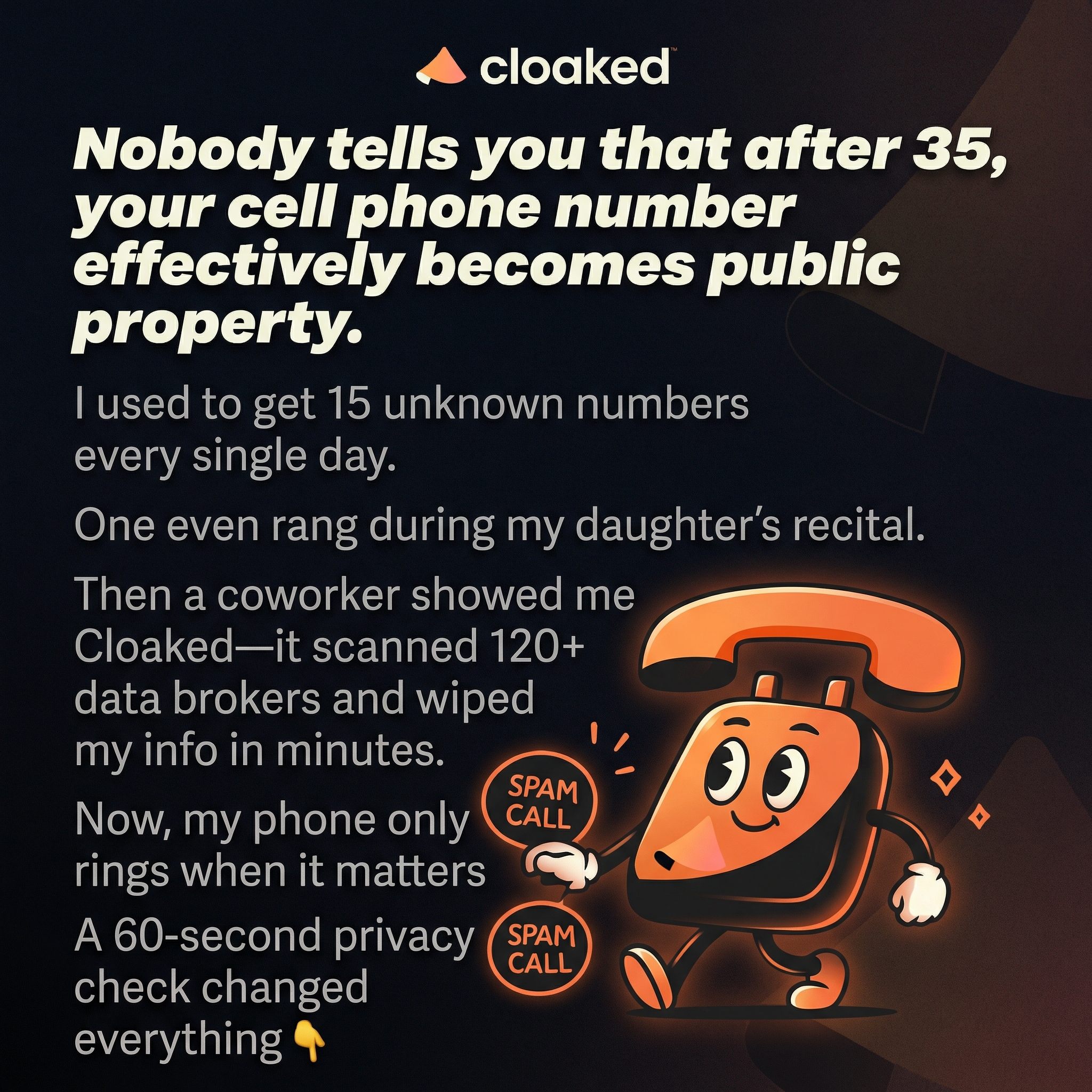 Cloaked Inc. Facebook ad
